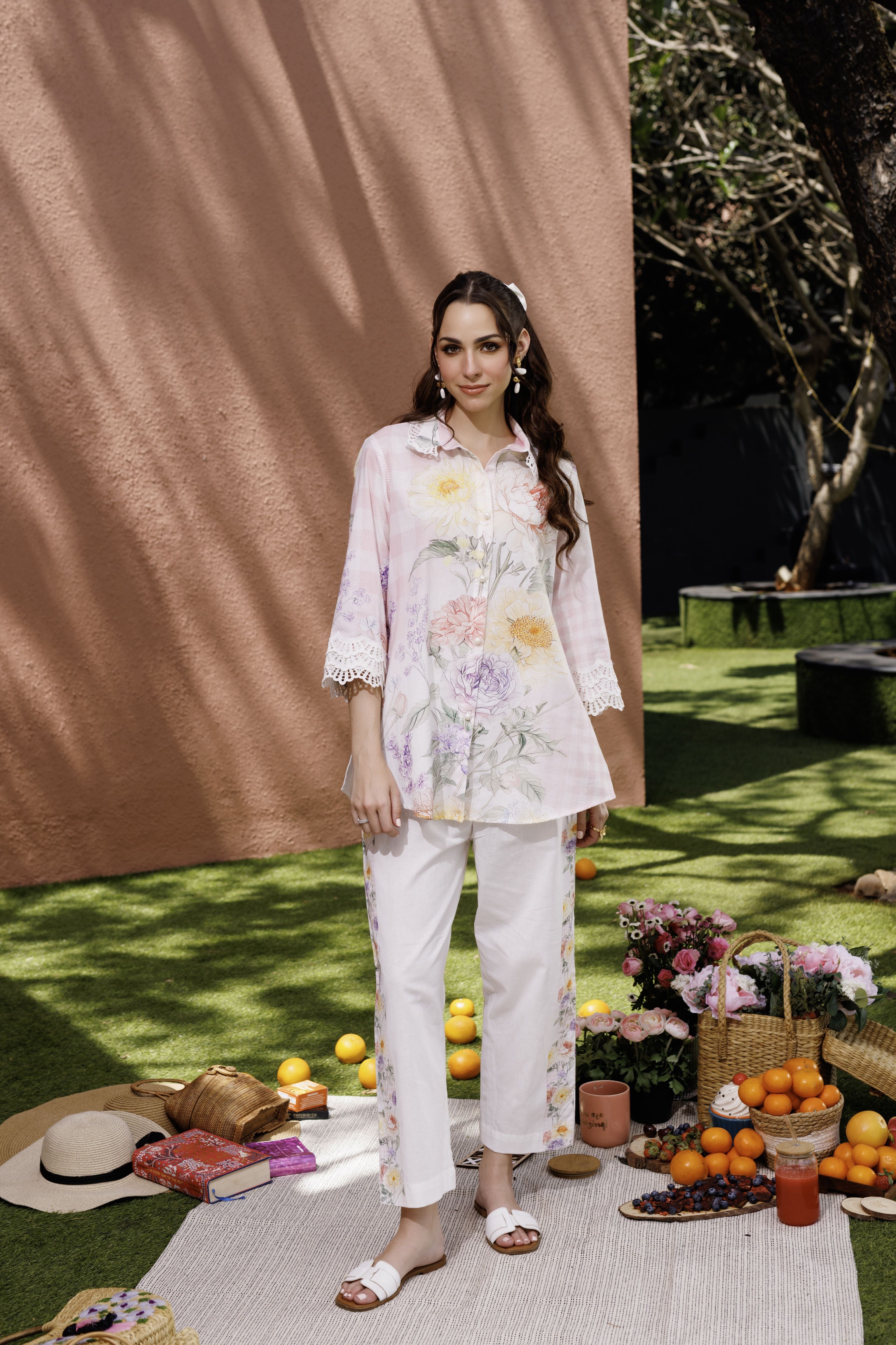 Blushed Floral Co-Ord Set