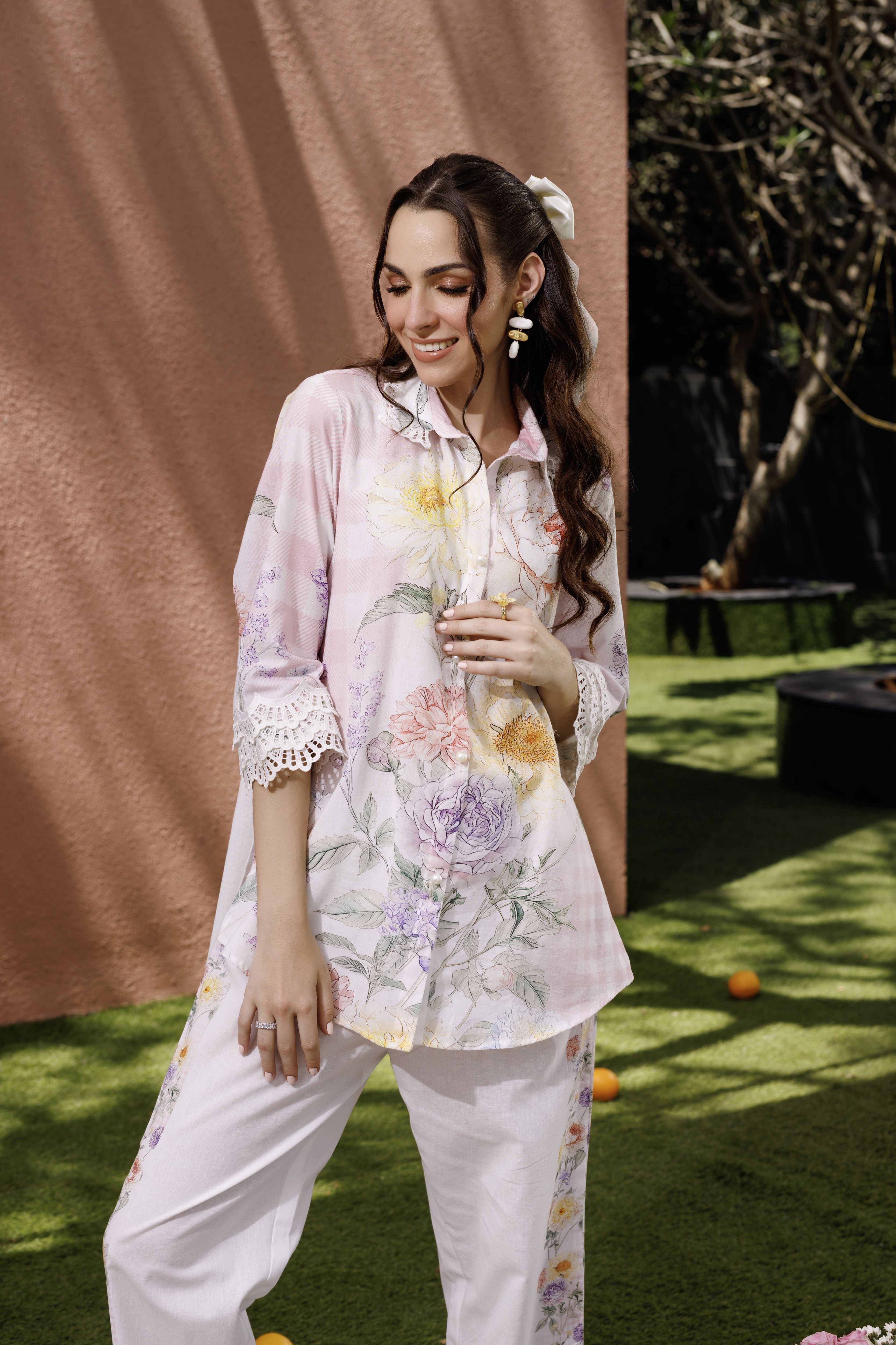 Blushed Floral Co-Ord Set