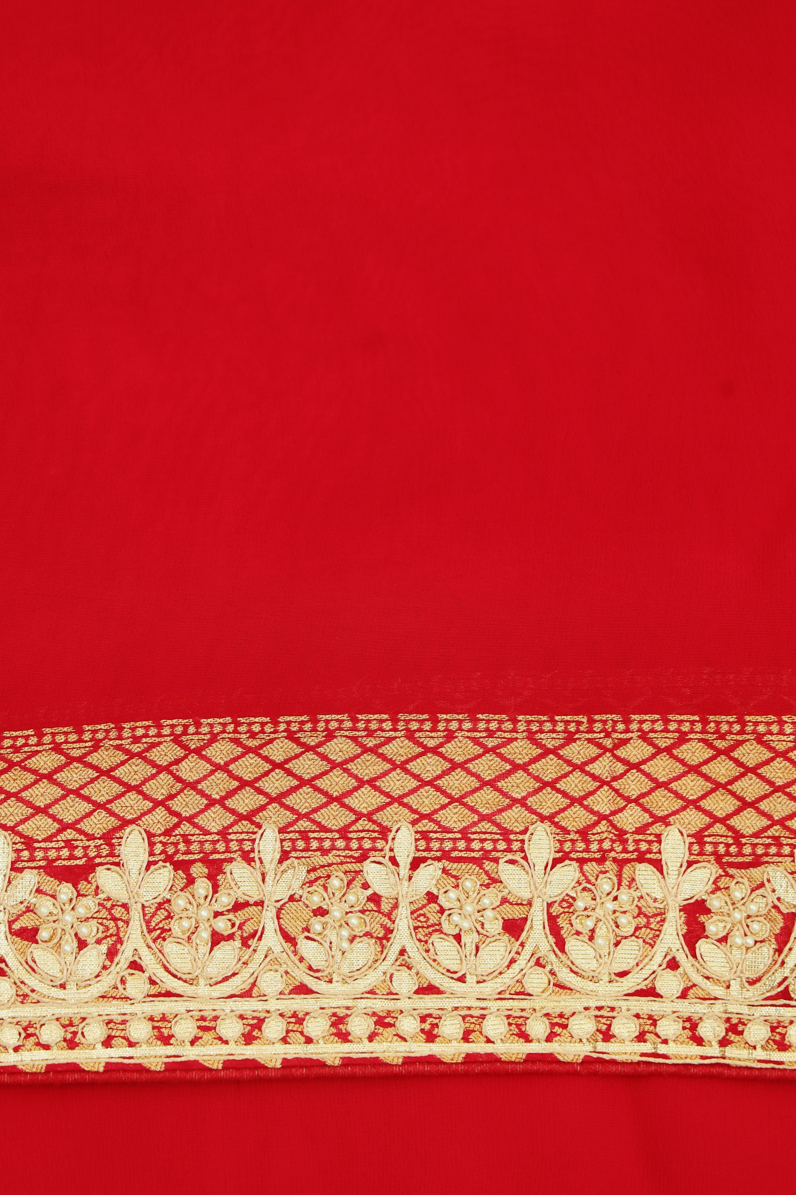 Pink Bandhej Printed Georgette Silk Saree