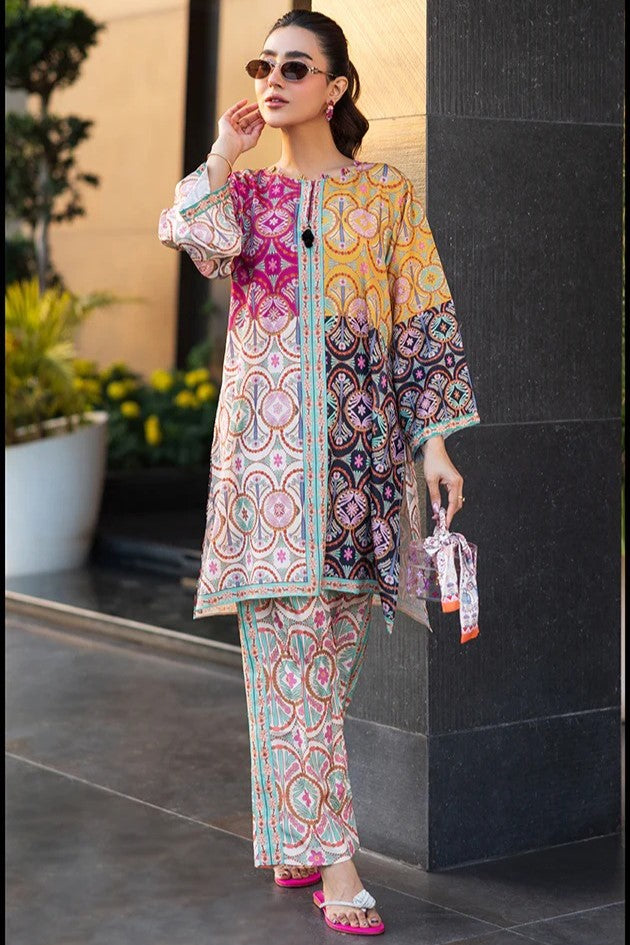 Multicolor Printed Cotton Co-Ord Set