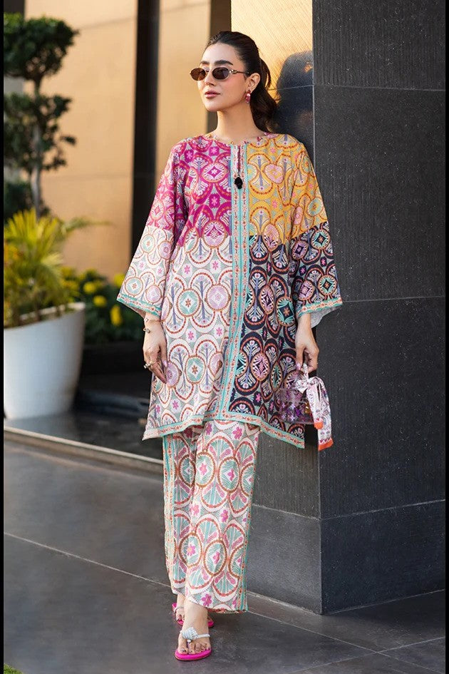 Multicolor Printed Cotton Co-Ord Set