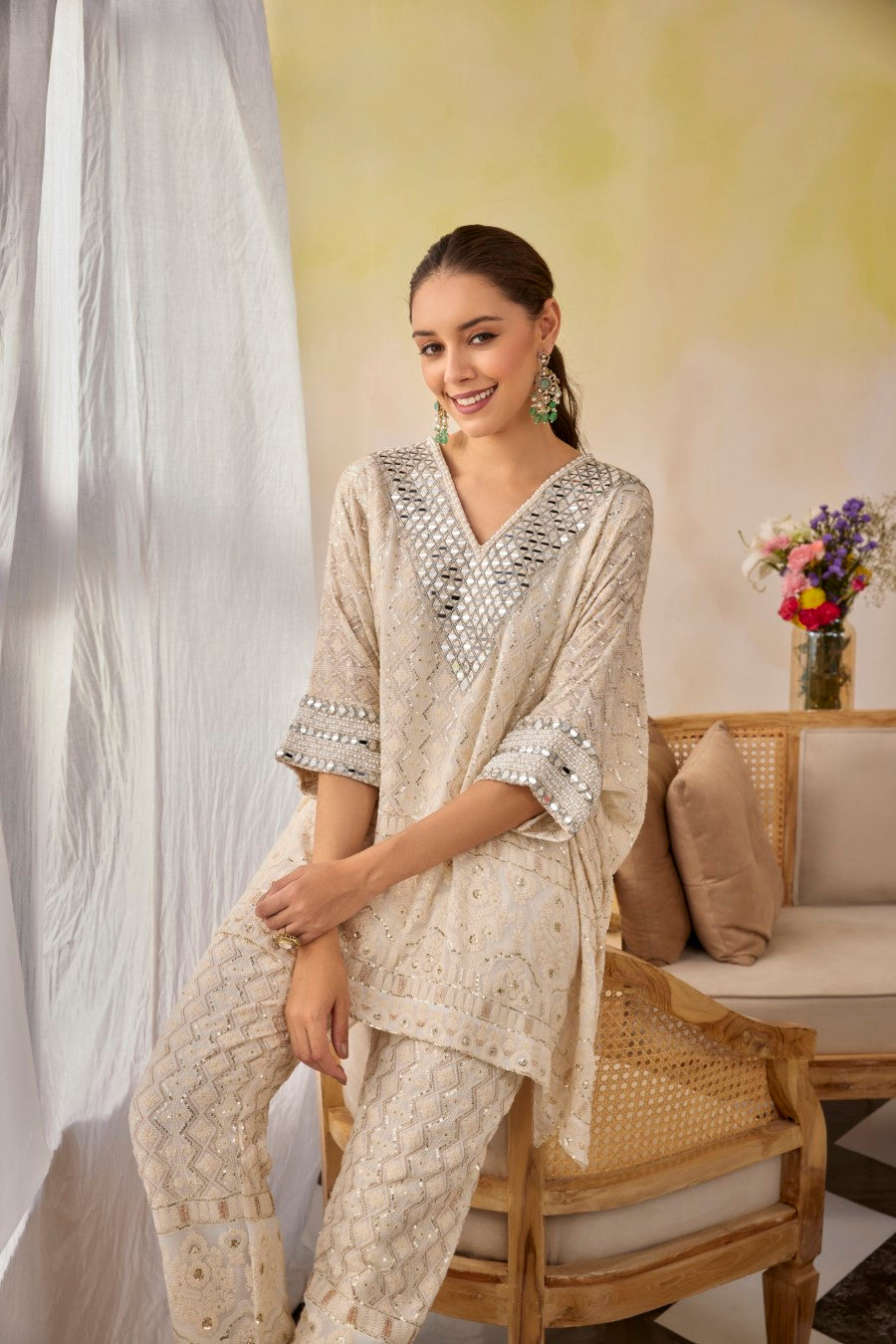 Cream Chic Co-Ord Set