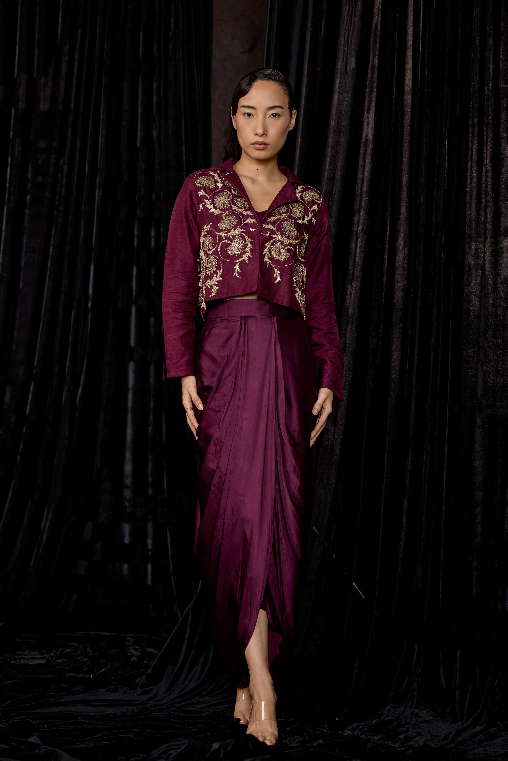 Rubab Silk Skirt