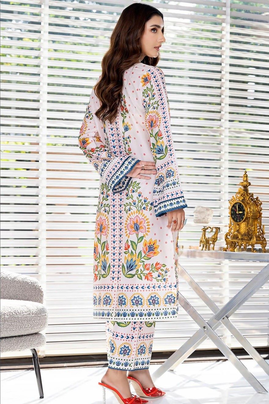 Blush Breeze Digital Printed Premium Silk Palazzo Set
