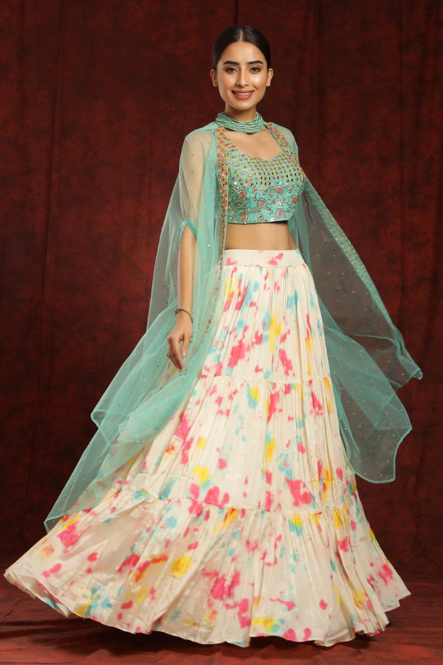 lehenga blouse colour
