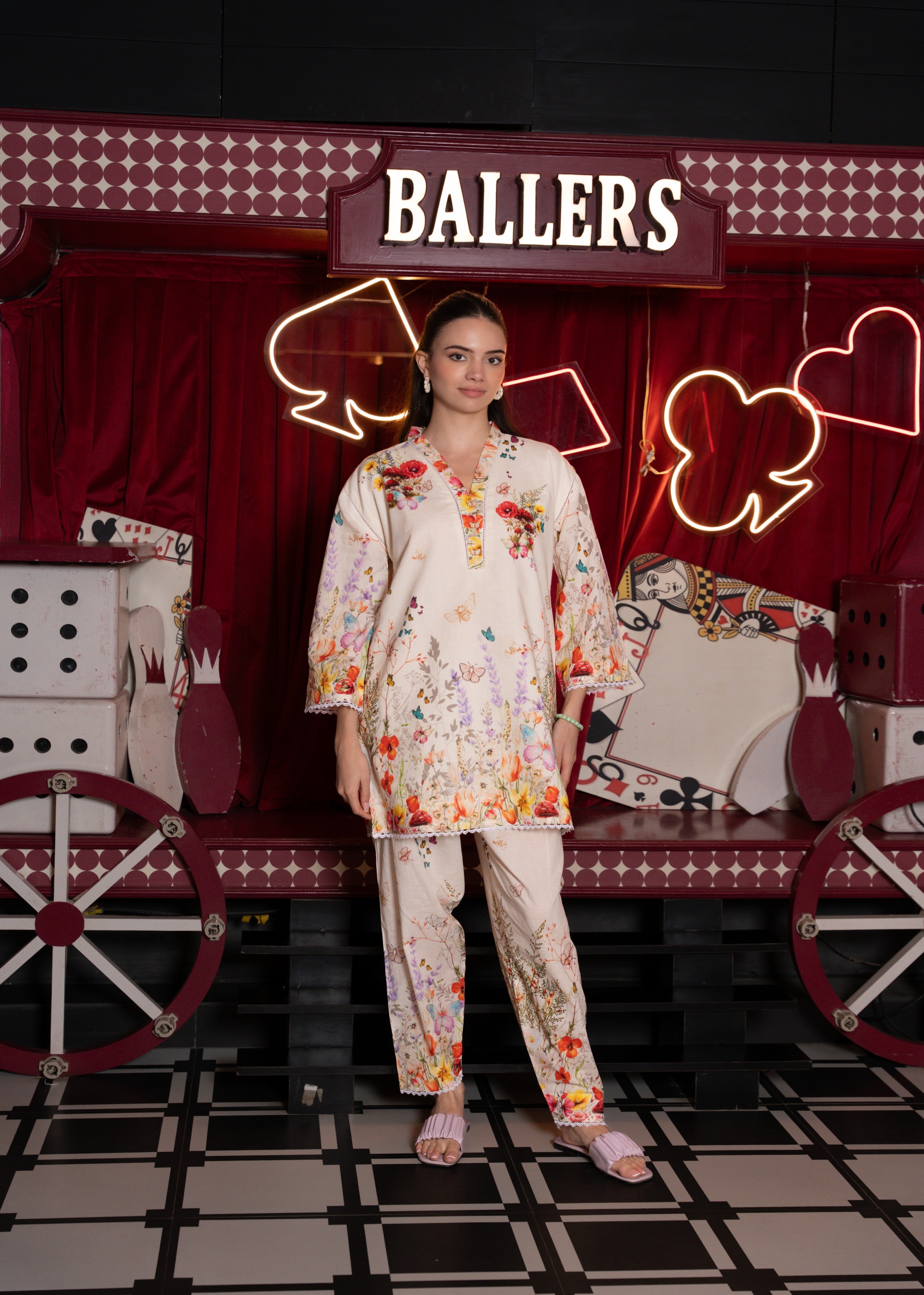 Meadow Printed Cotton Co-ord Set