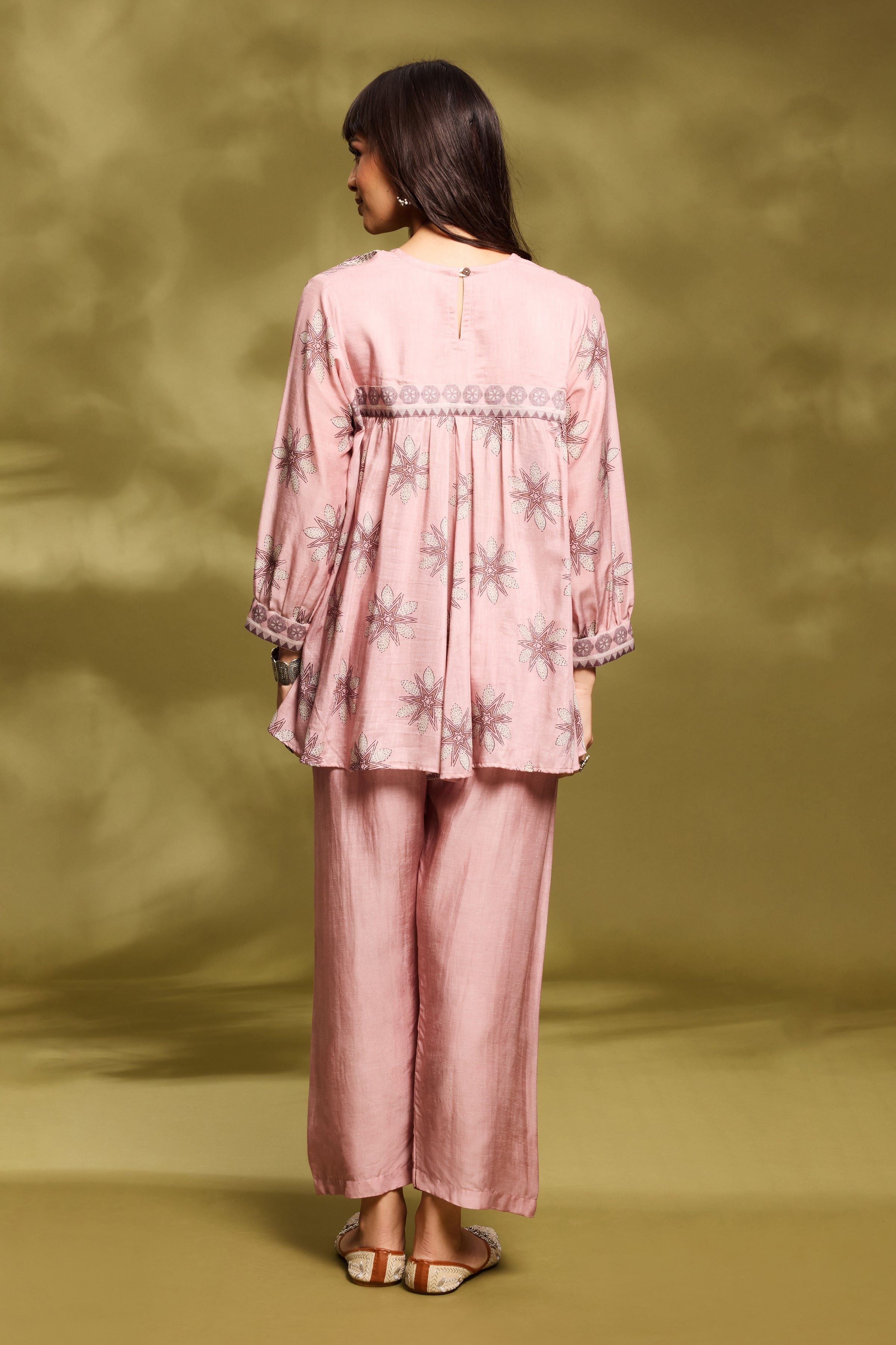 Pink Ethnic Co-Ord Set
