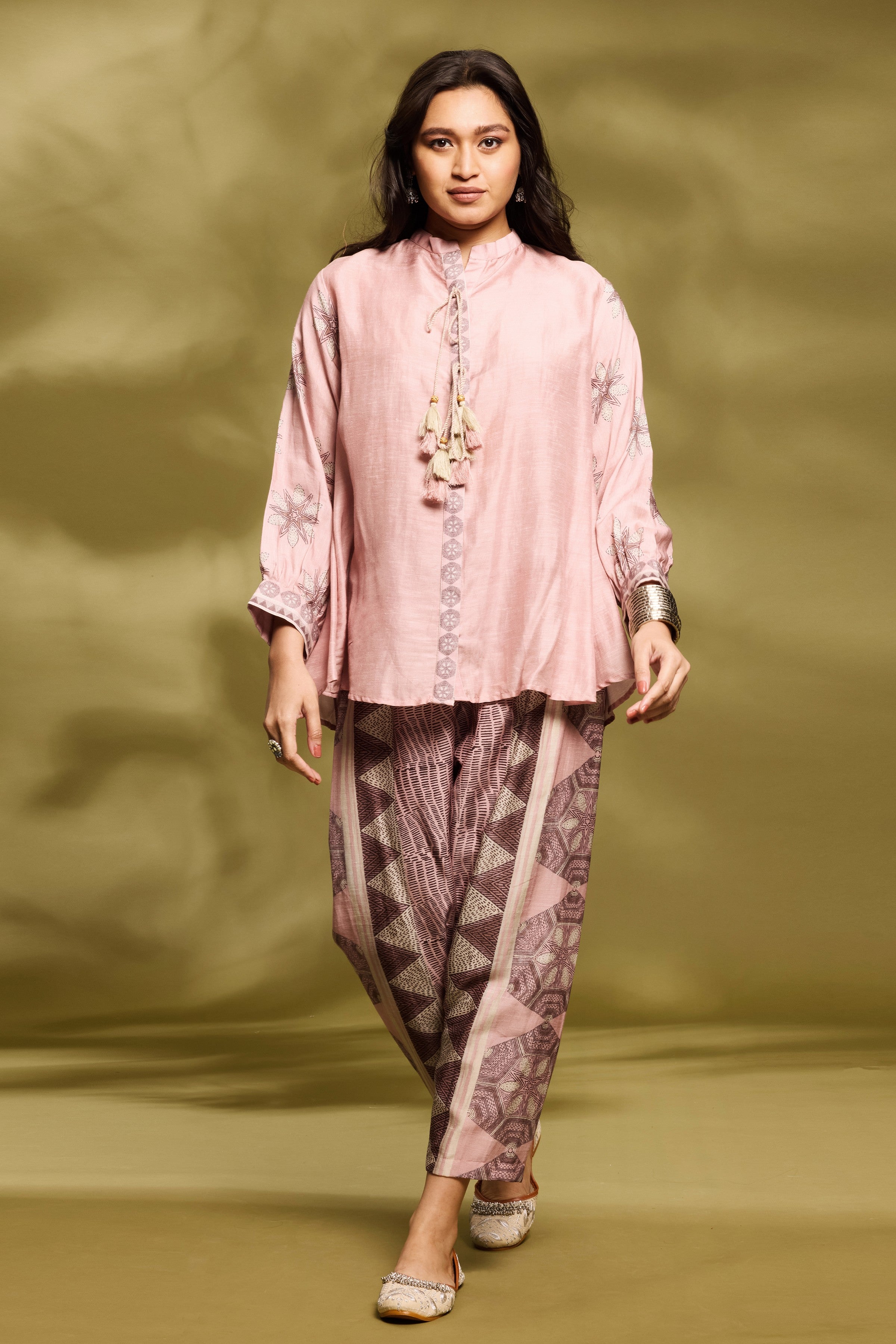 Glam Pink Printed Co-Ord Set