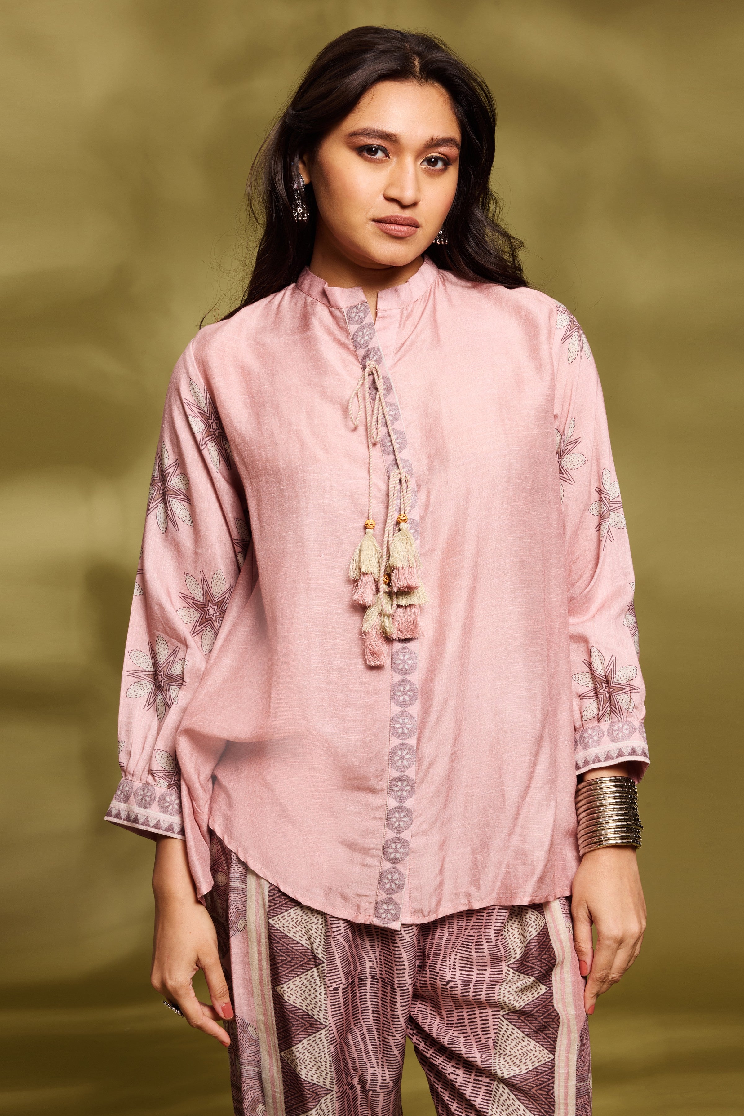 Glam Pink Printed Co-Ord Set