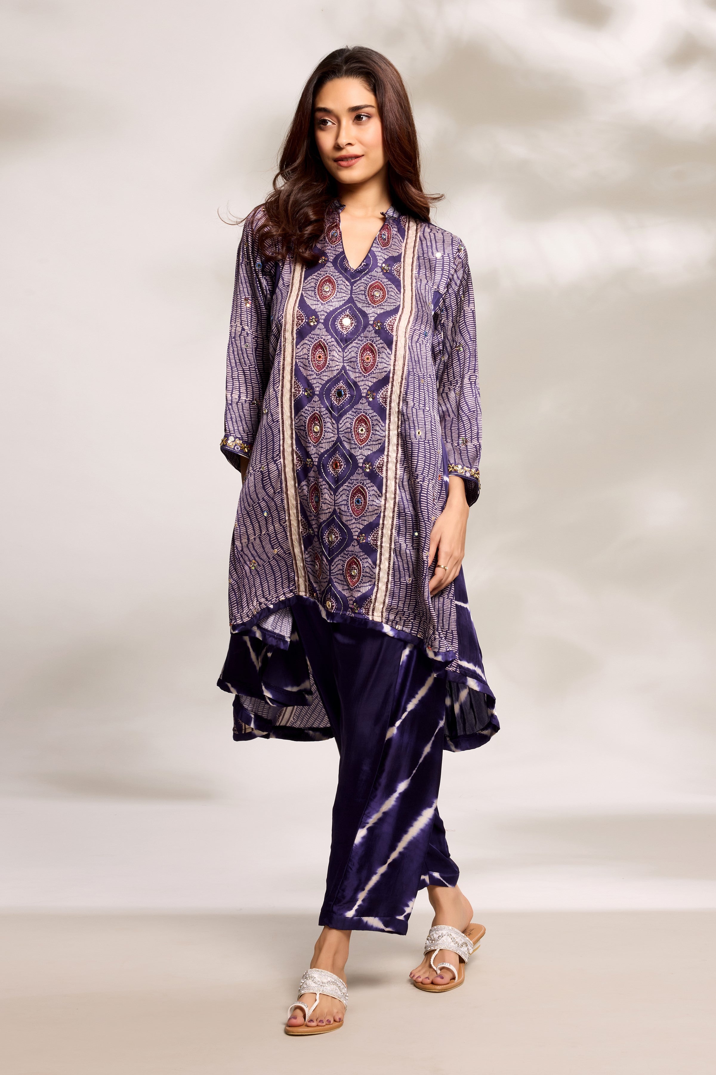 Purple Tunic & Pants Set