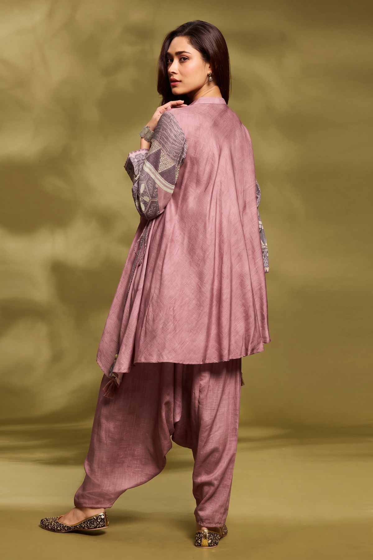 Blush Pink Bamboo Linen Co-Ord Set