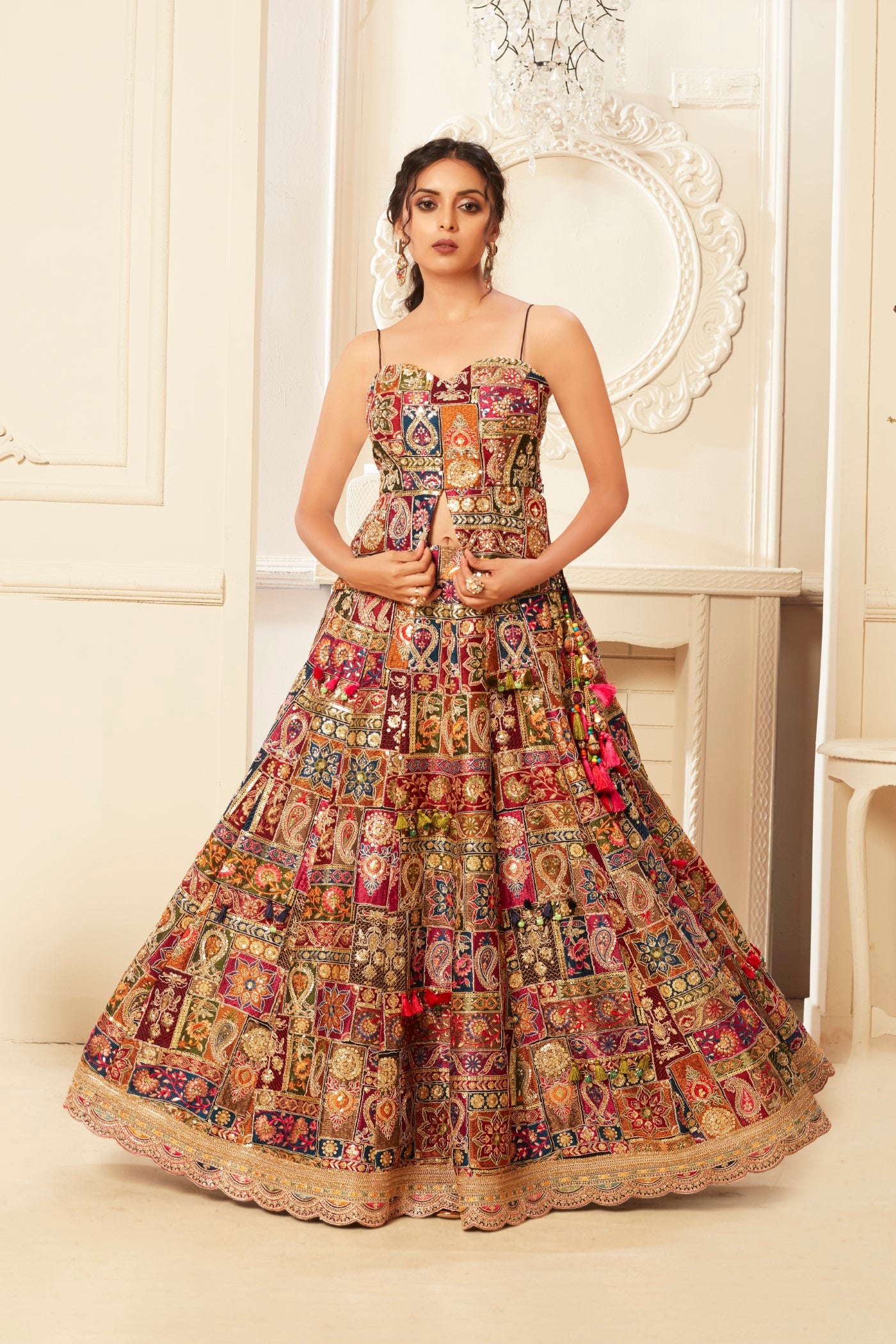 brocade silk dress