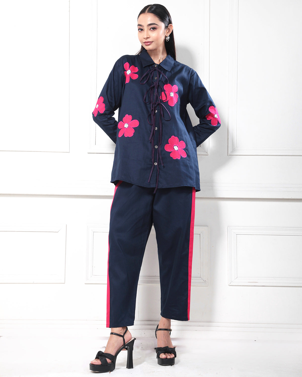 Cozy Blue Floral Co-Ord Set