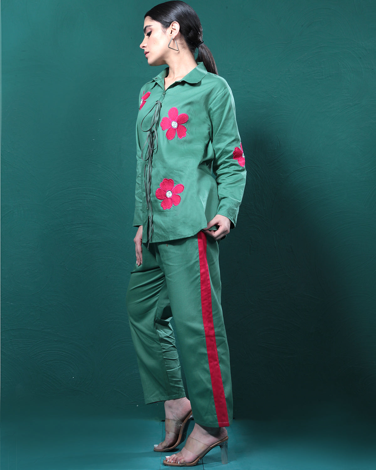 Cozy Green Floral Co-Ord Set