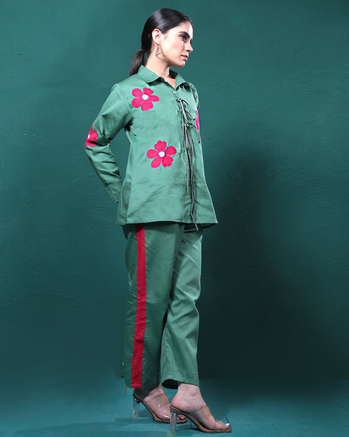 Cozy Green Floral Co-Ord Set