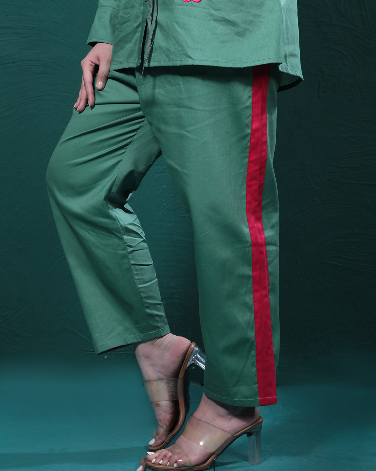 Cozy Green Floral Co-Ord Set