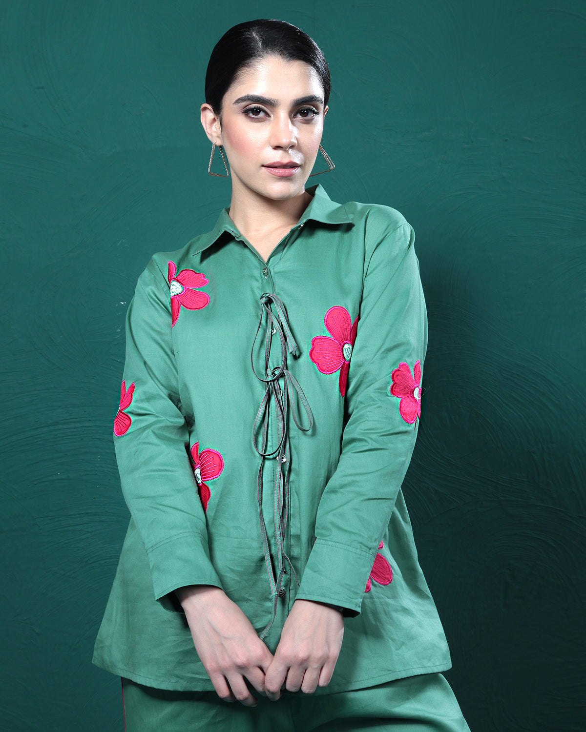 Cozy Green Floral Co-Ord Set