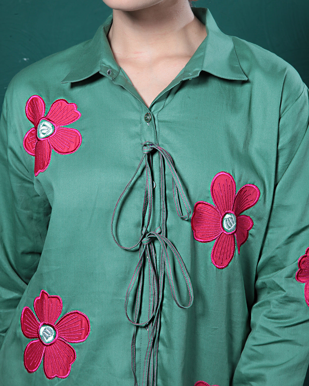 Cozy Green Floral Co-Ord Set