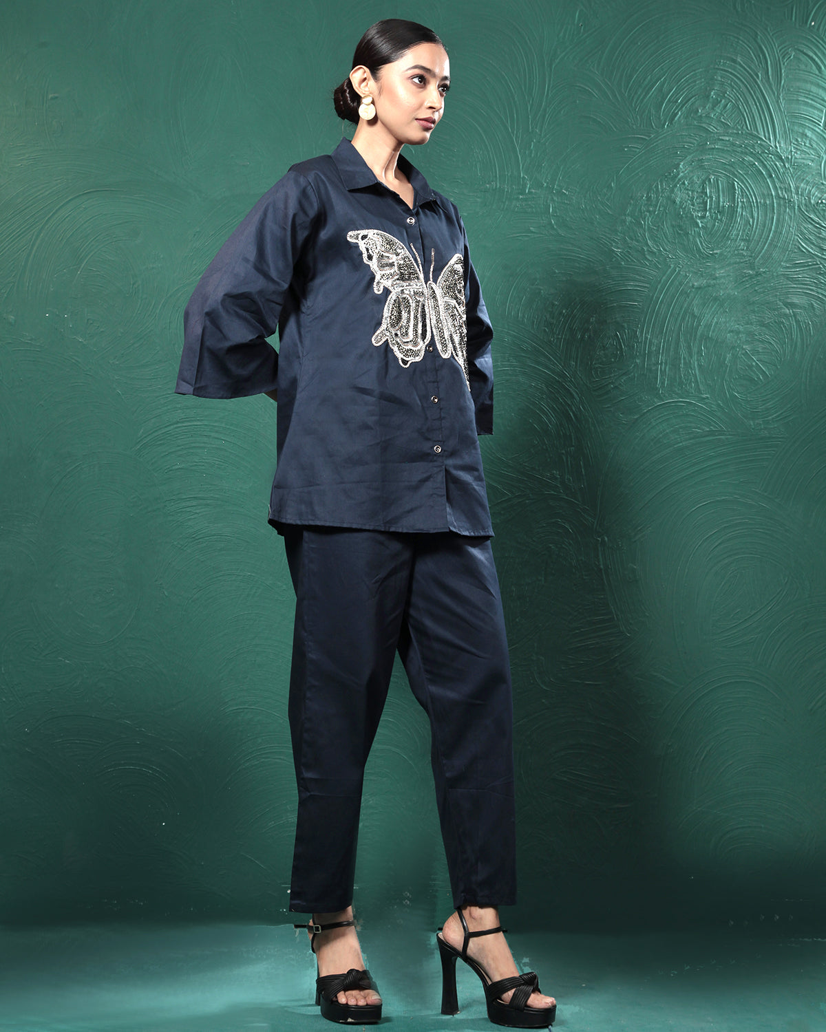 Blue Butterfly Co-Ord Set