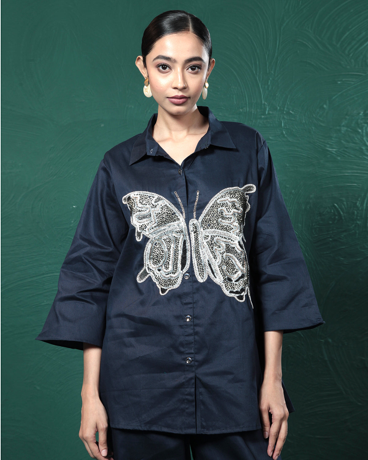 Blue Butterfly Co-Ord Set