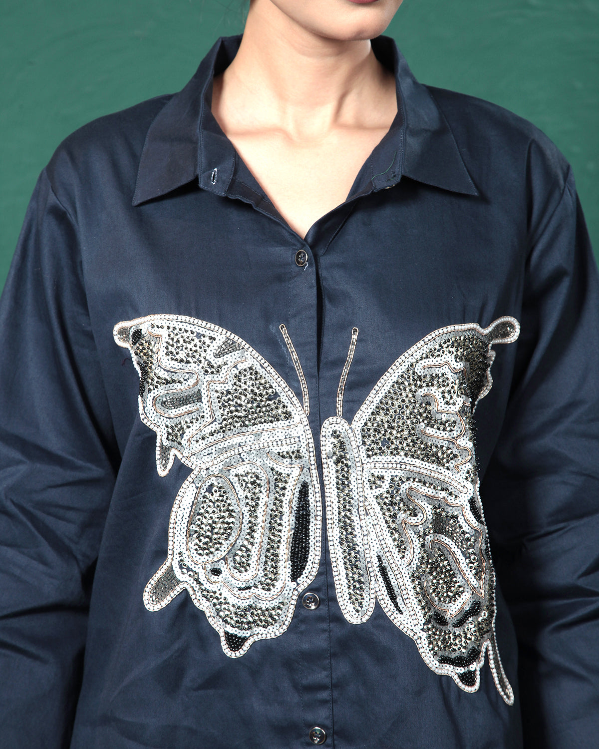 Blue Butterfly Co-Ord Set