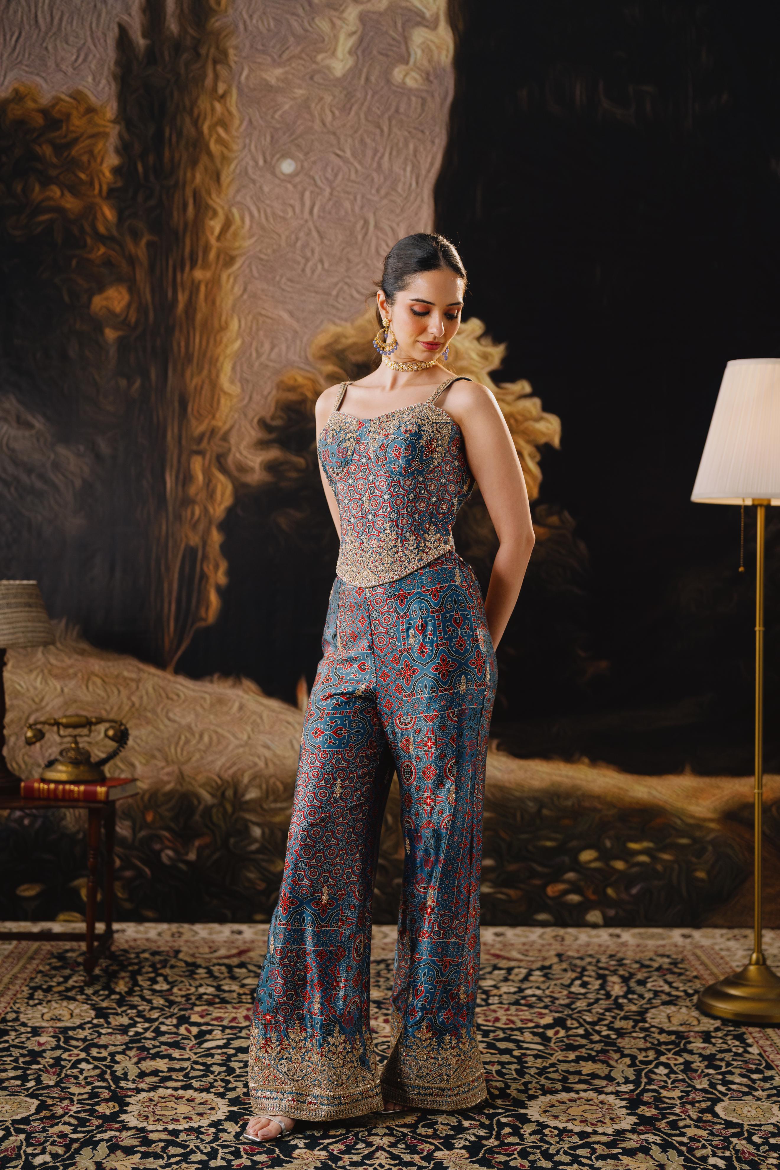Sapphire Zardozi Embellished Co-ord Set