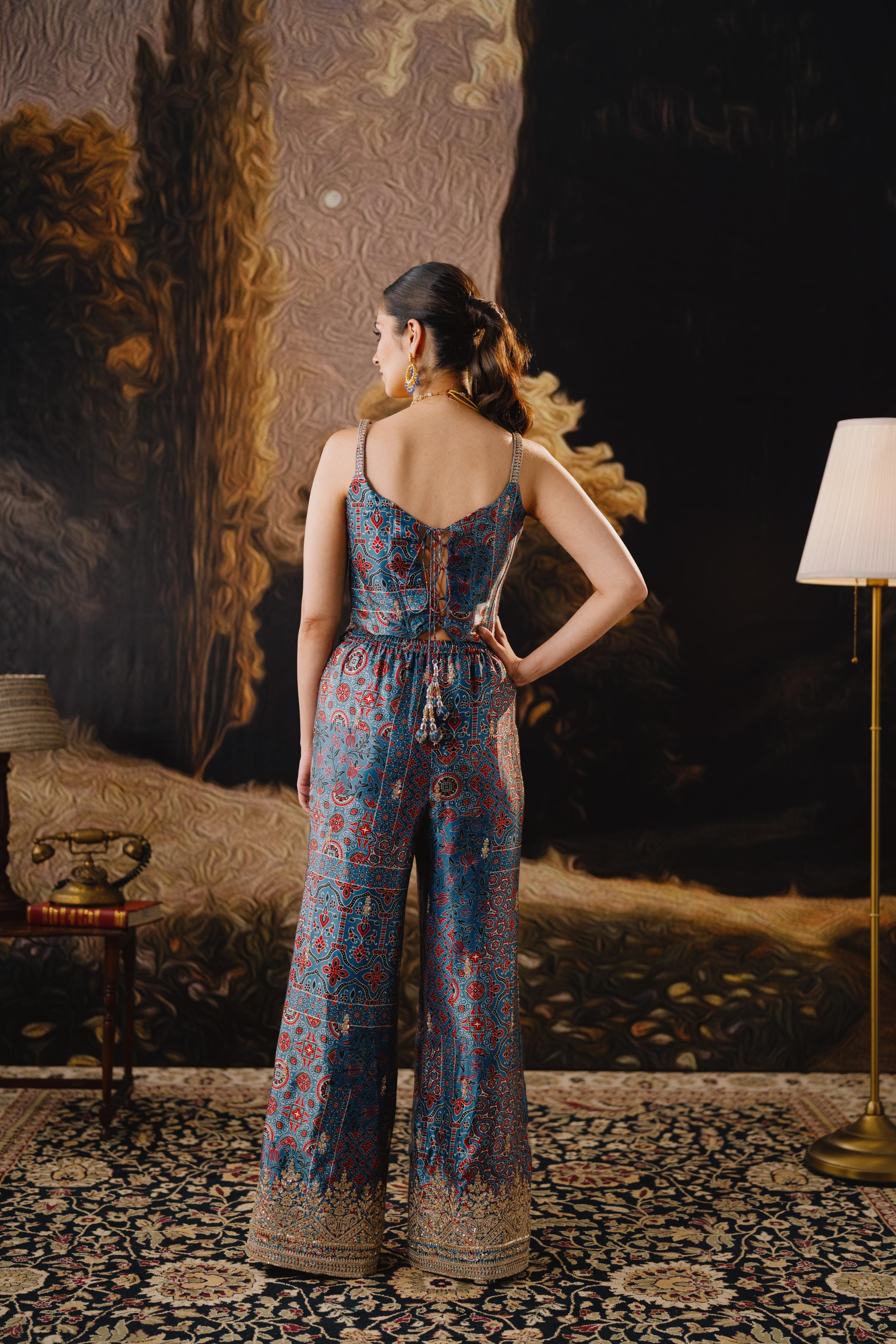 Sapphire Zardozi Embellished Co-ord Set
