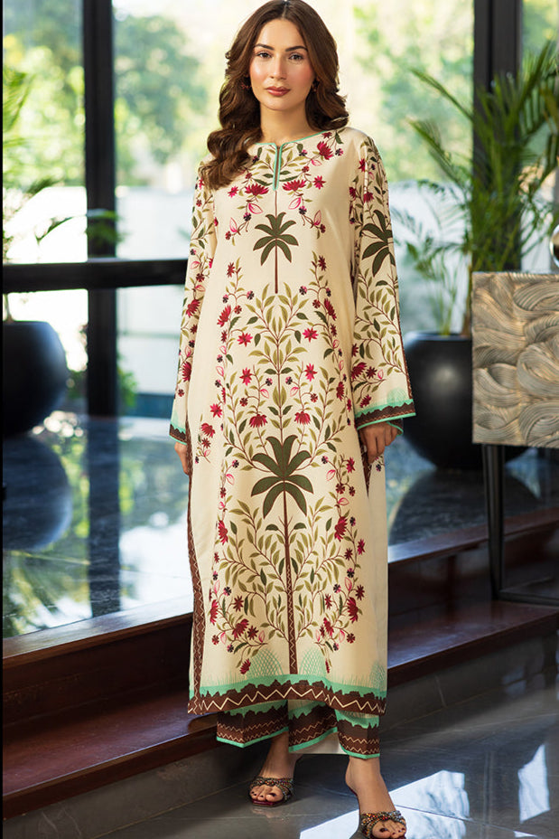Sundowner Korean Silk Kurta & Palazzo Set