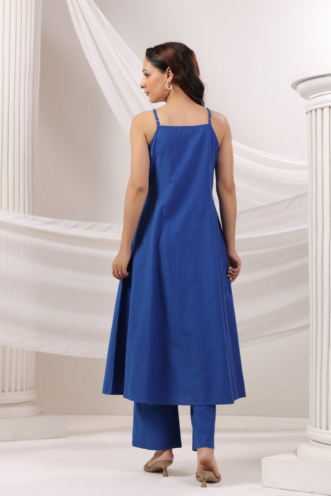 Royal Blue Kurta & Pants Set