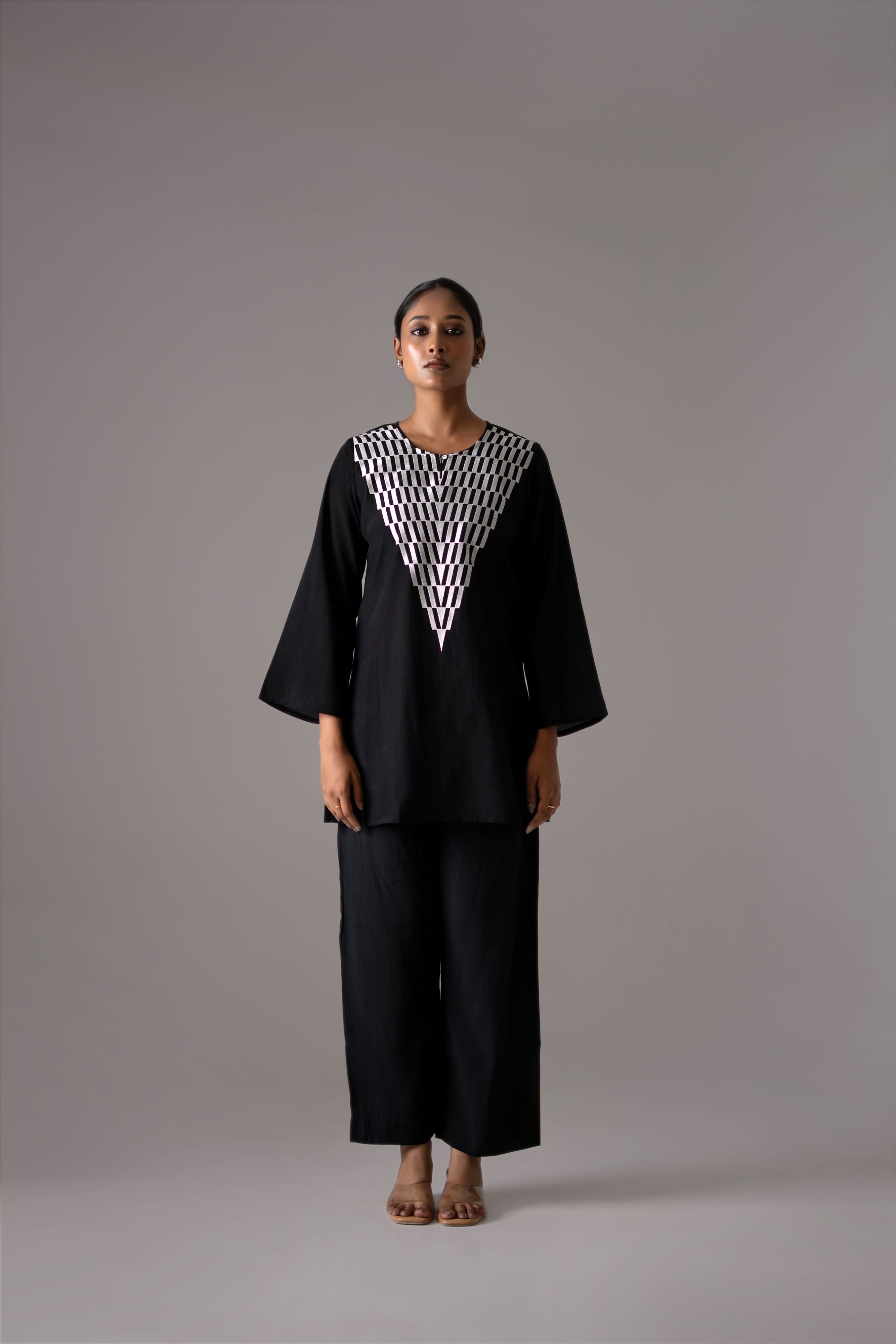 Classic Black Handcrafted Co-Ord Set