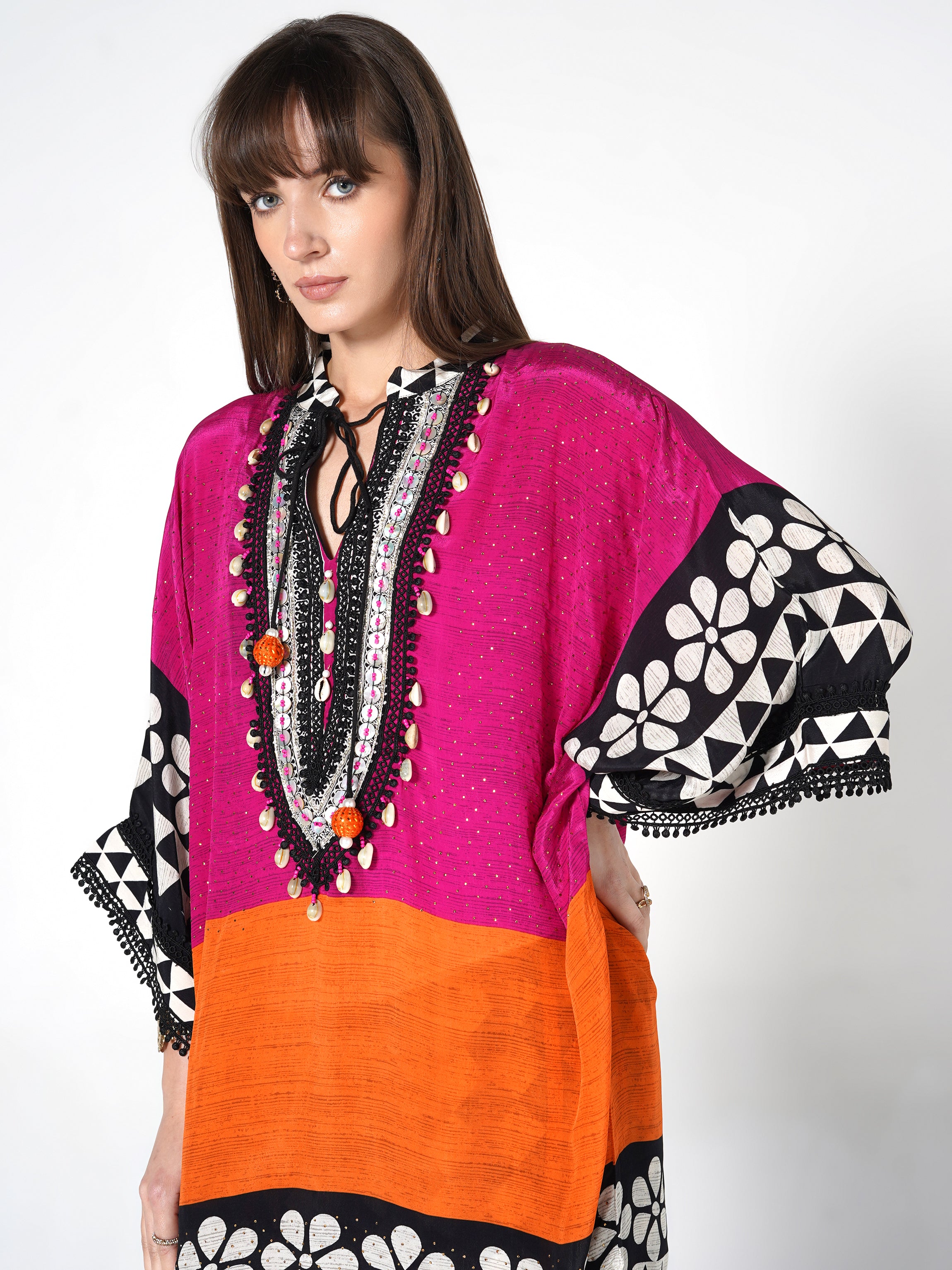 Multicolor Printed Crepe Silk Co-Ord Set