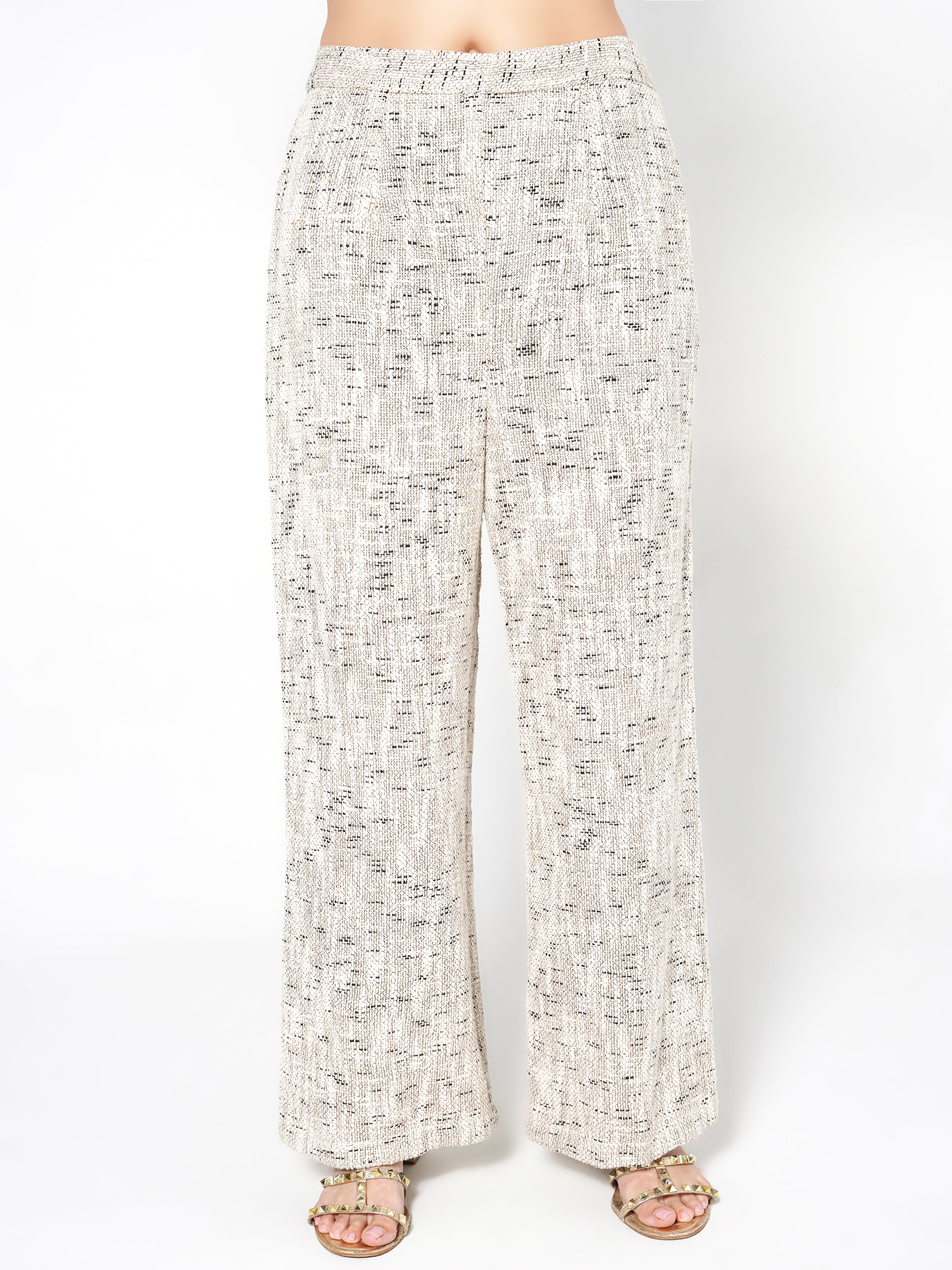 Speckled Beige Beaded Jute Co-ord Set