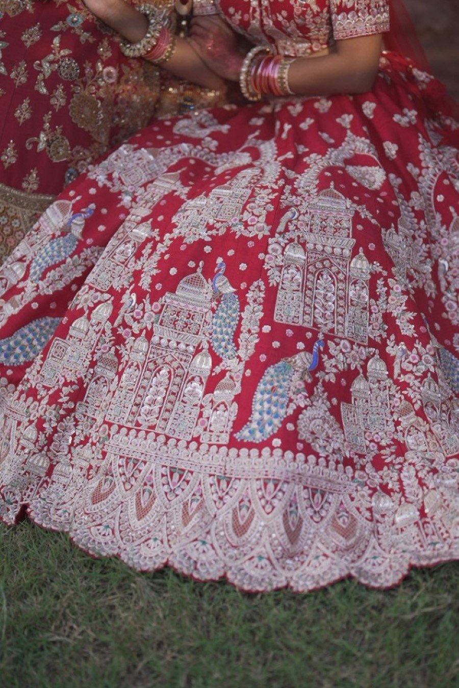 Surkh Mela Embroidered Lehenga Set