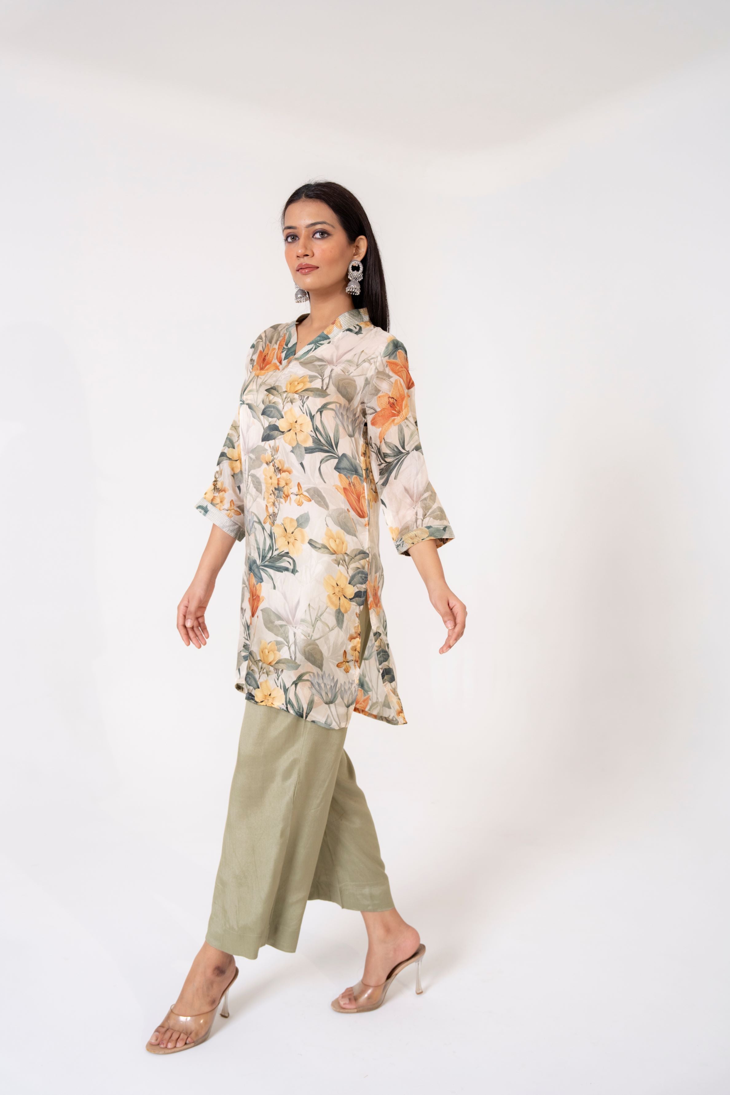 Pastel Green Kurta & Pants Set