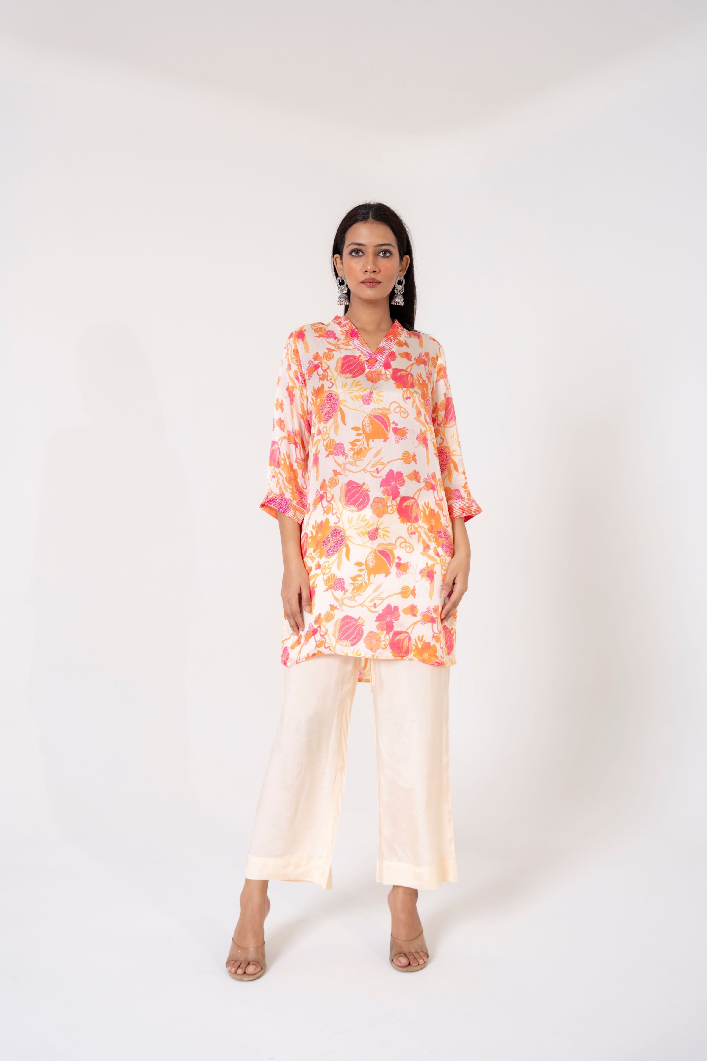 Multicolor Kurta & Pants Set