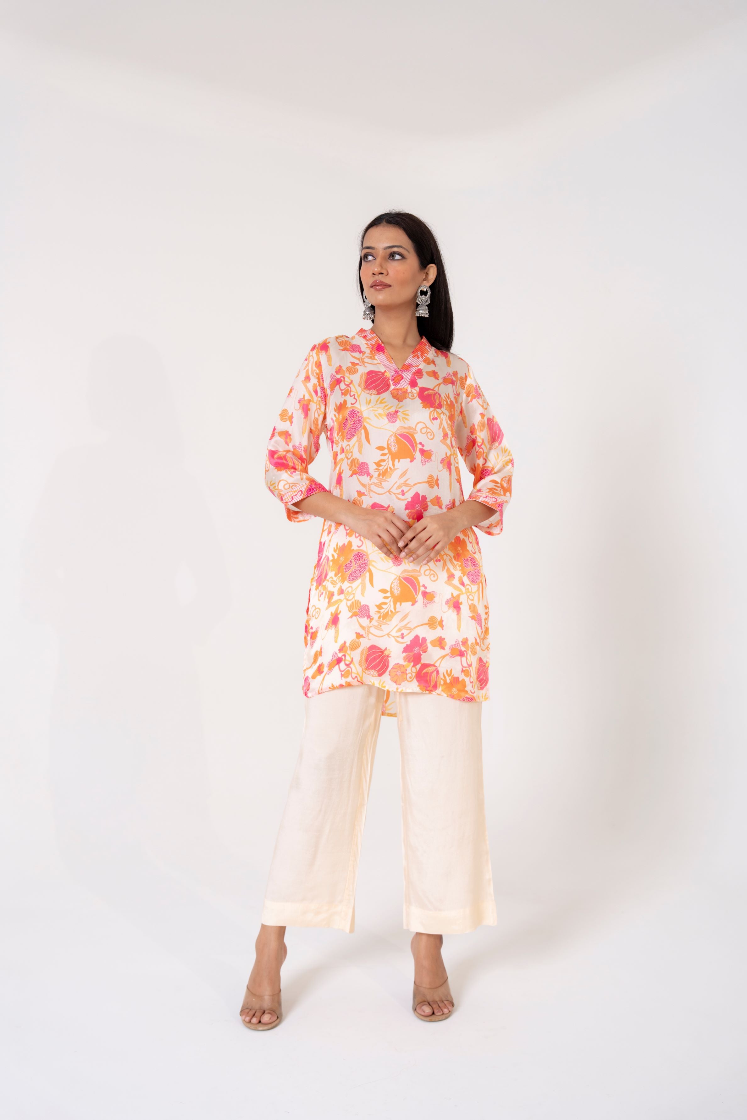 Multicolor Kurta & Pants Set