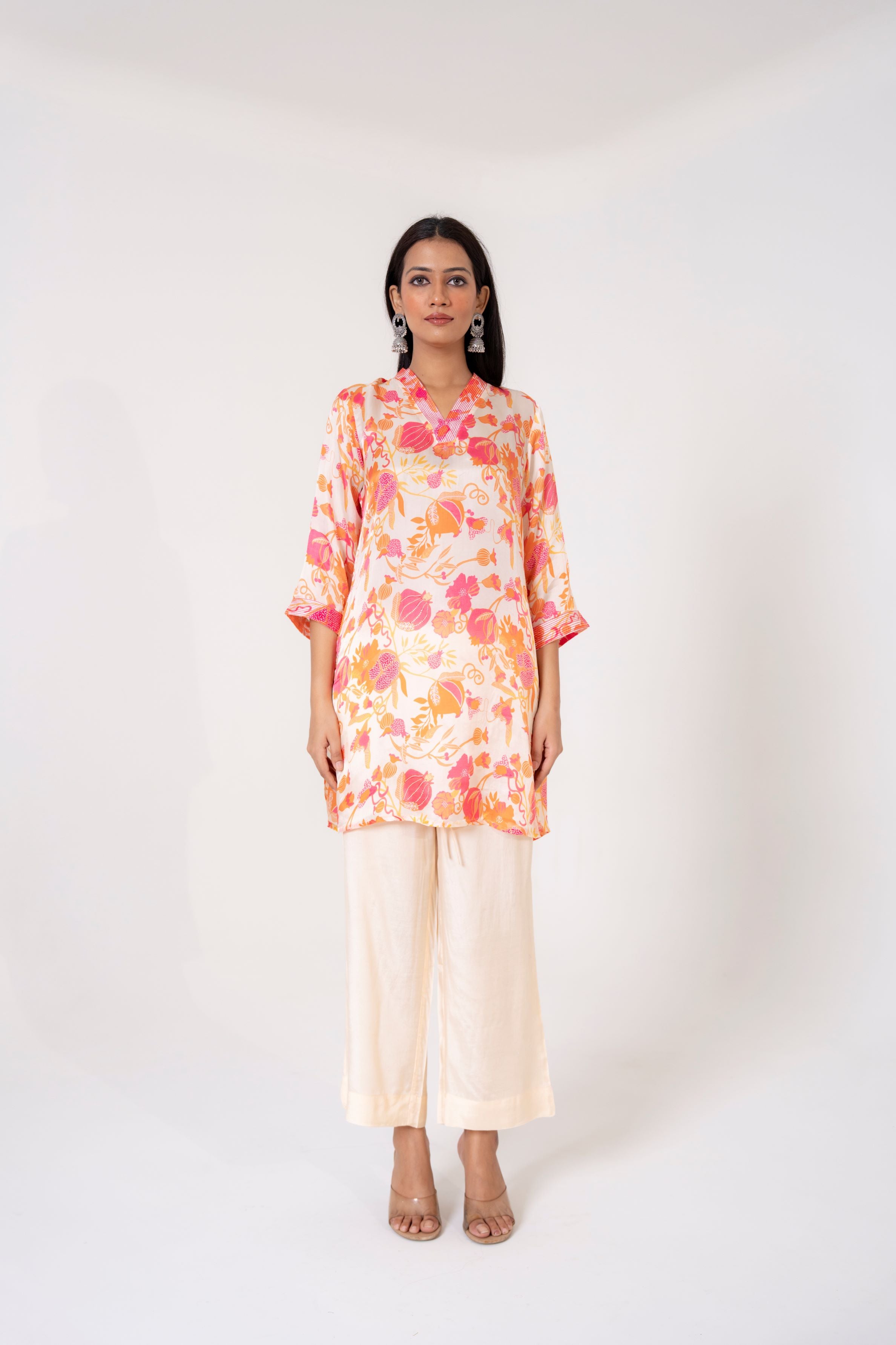 Multicolor Kurta & Pants Set