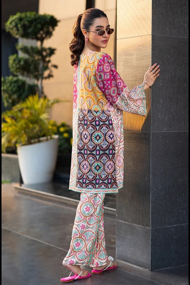 Multicolor Printed Cotton Co-Ord Set