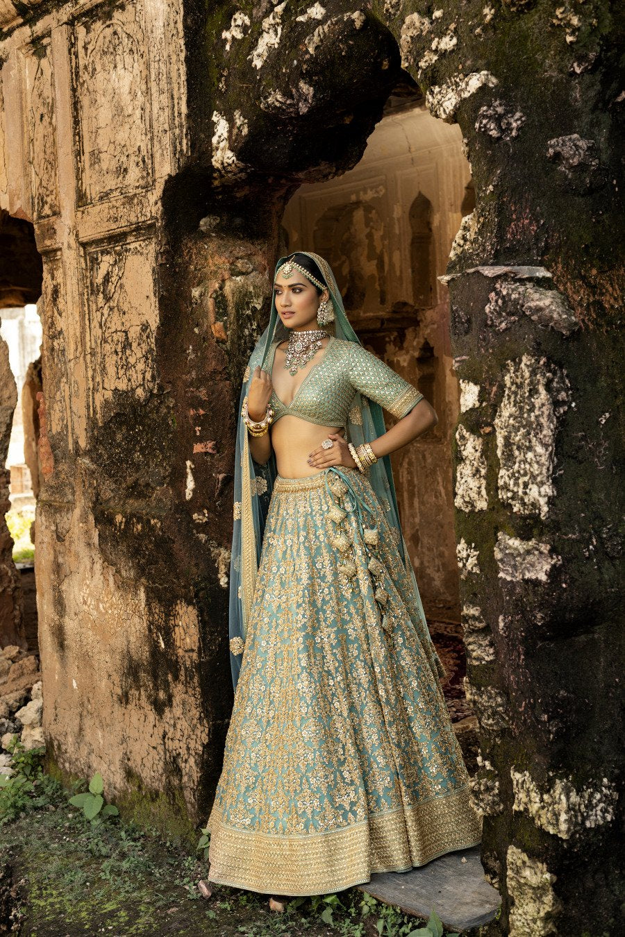 Firoza Embroidered Lehenga Set