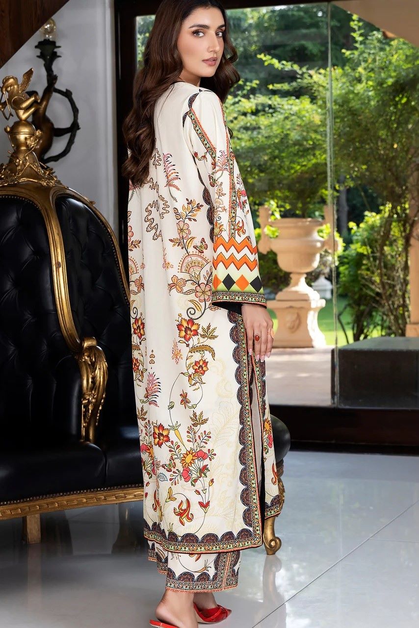 Pale Champagne Digital Printed Kurta Set