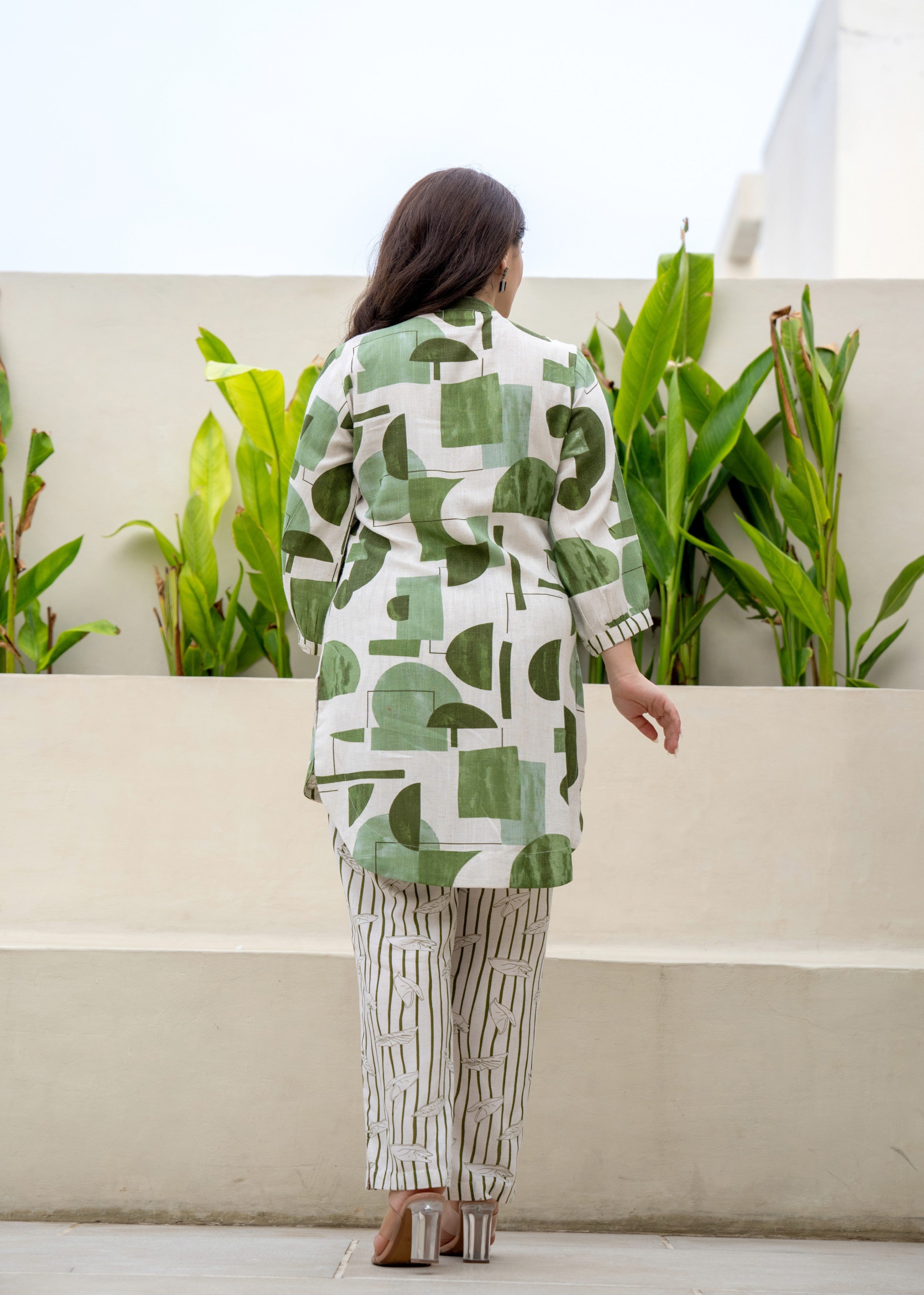 Sage Fusion Printed Cotton Co-Ord Set