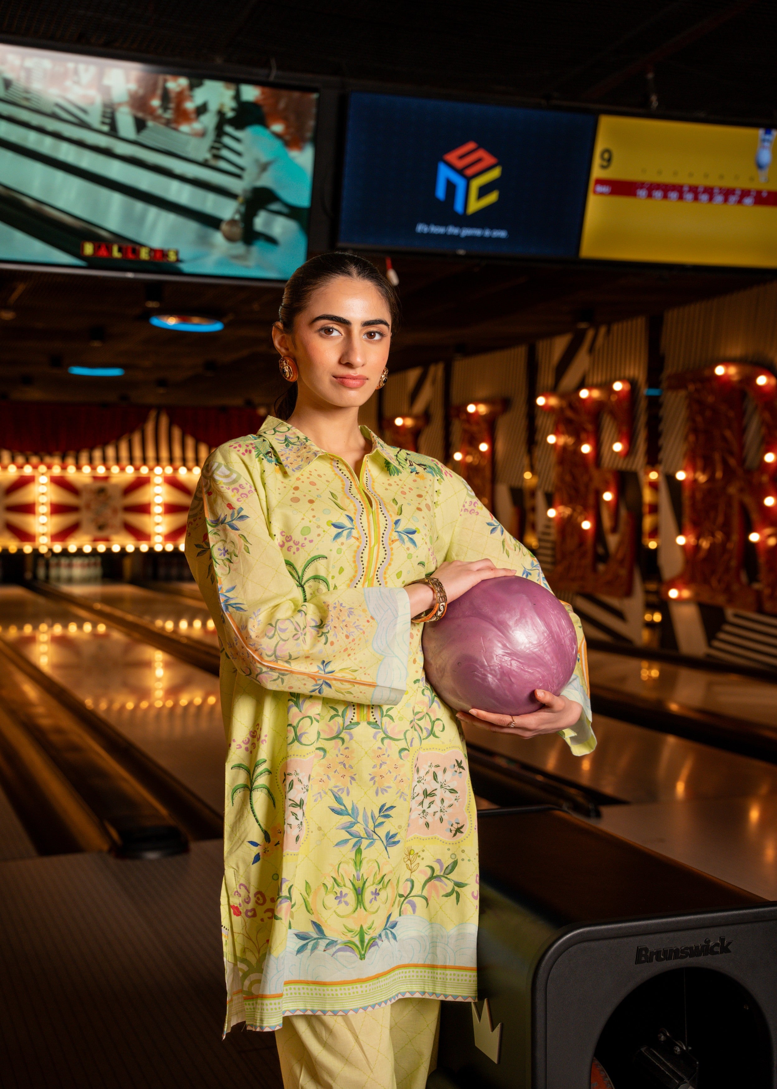 Green Oasis Printed Cotton Co-ord Set