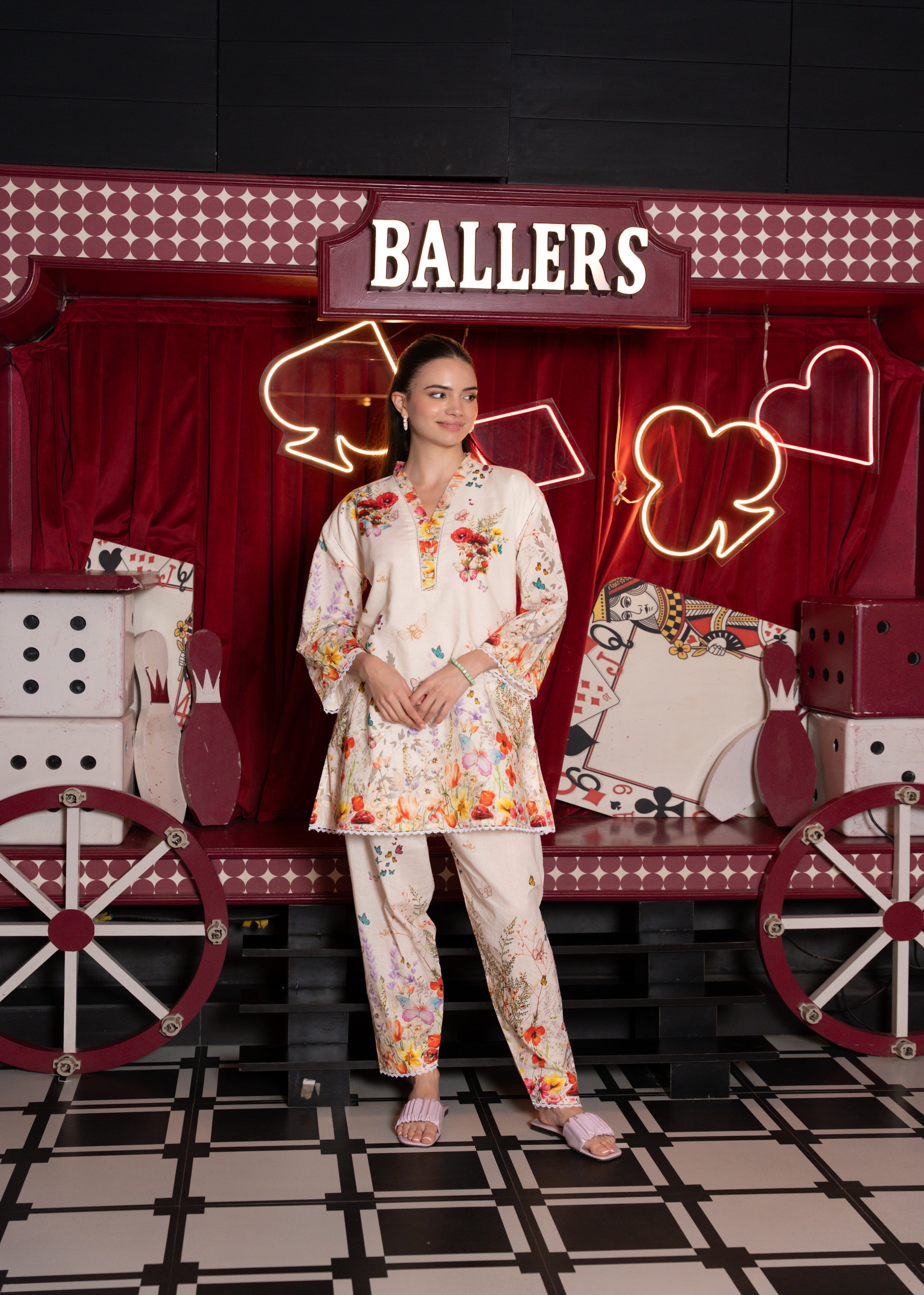 Meadow Printed Cotton Co-ord Set