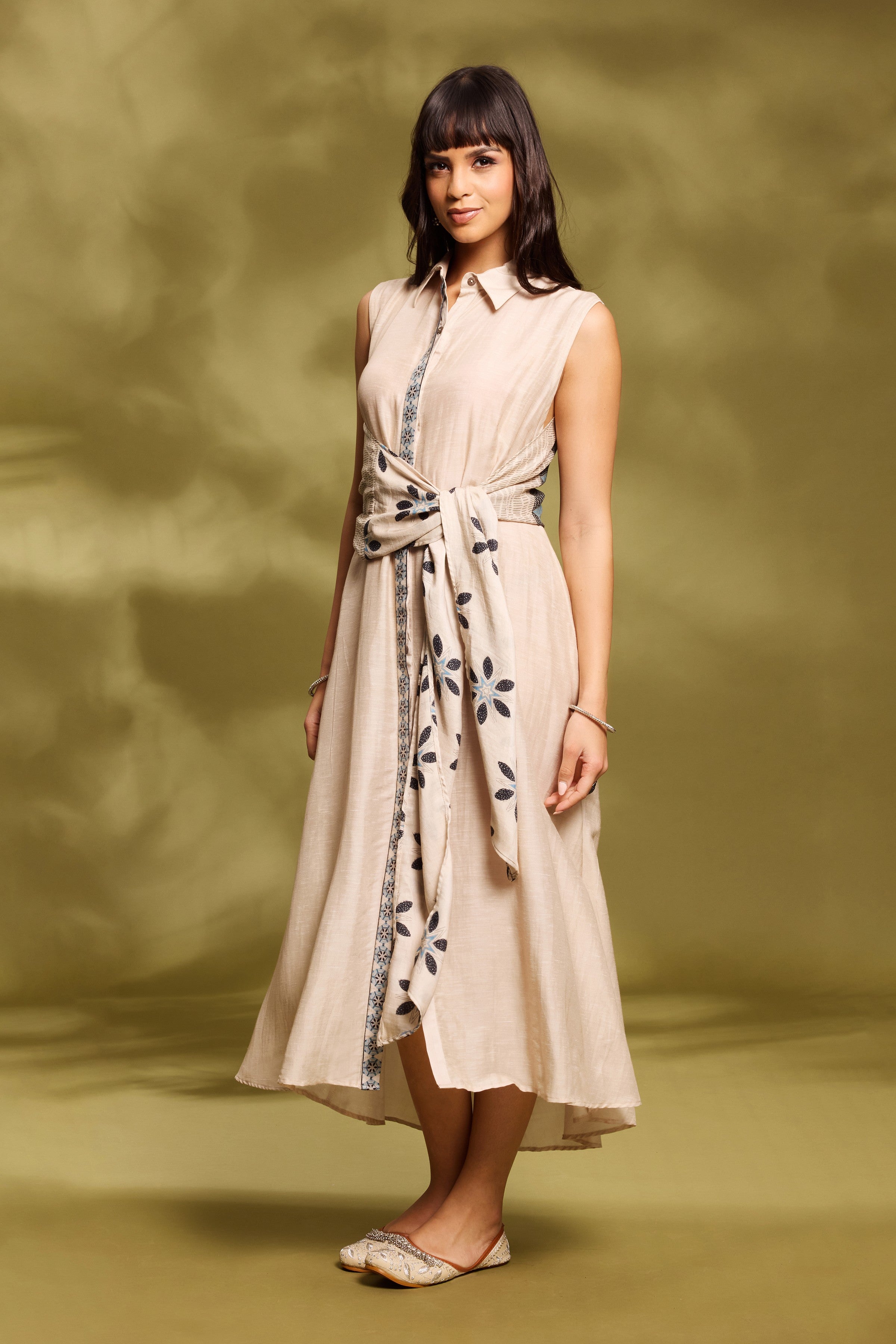 Champagne Wrap Dress
