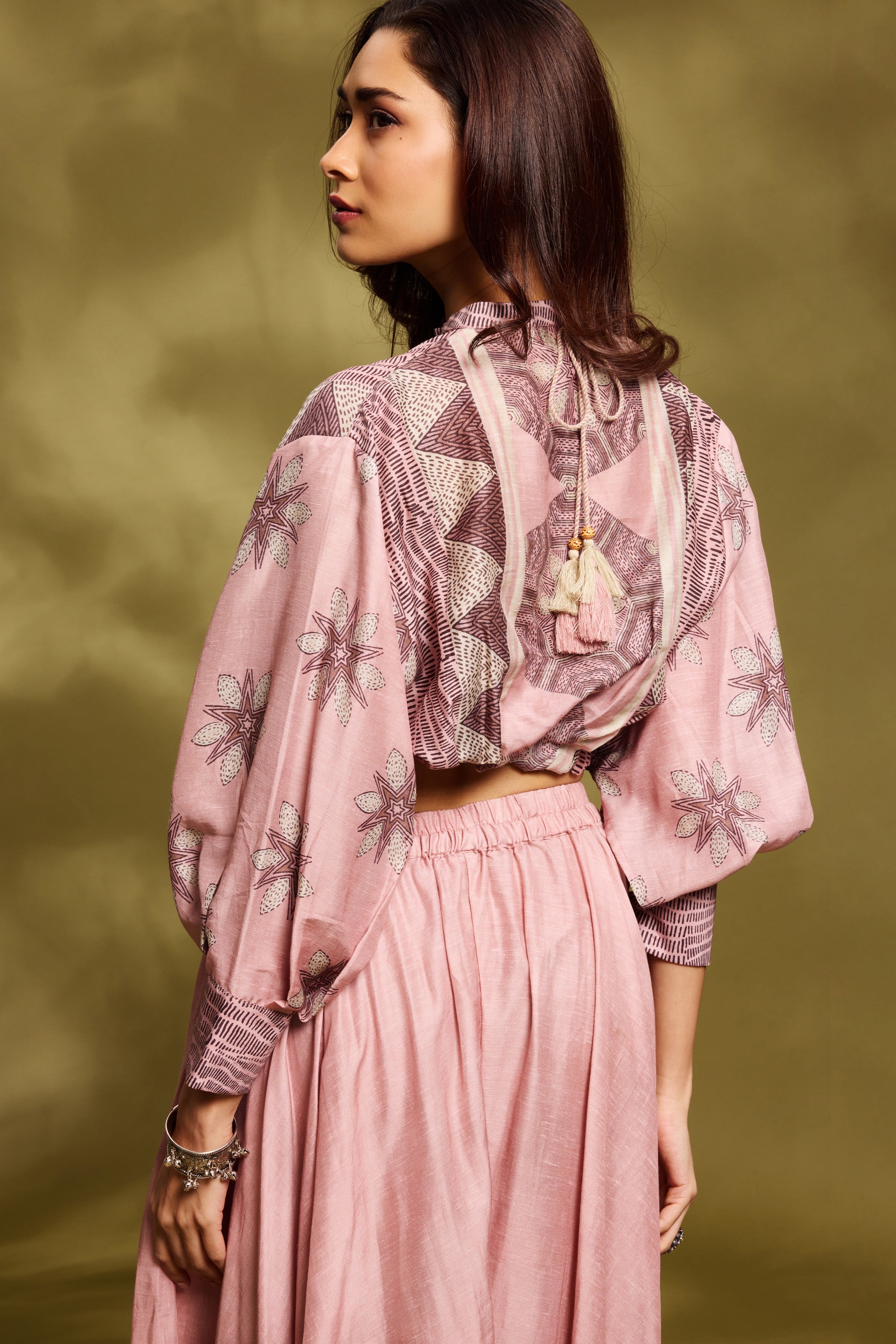 Pink Ethnic Co-Ord Set