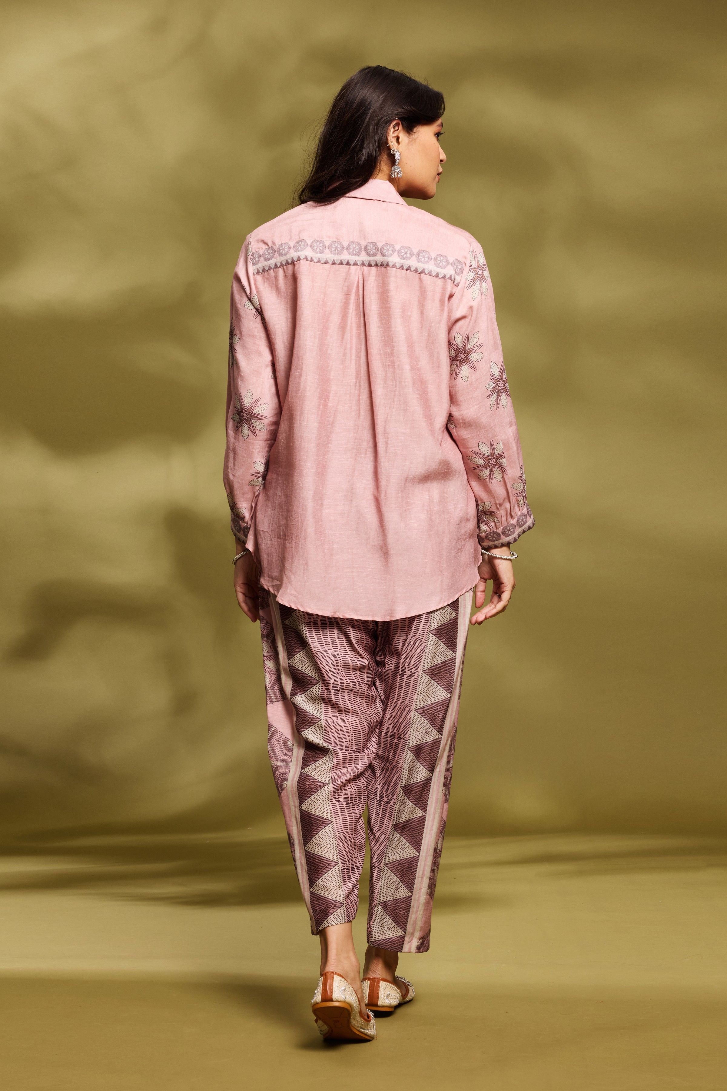 Pink Printed Co-Ord Set
