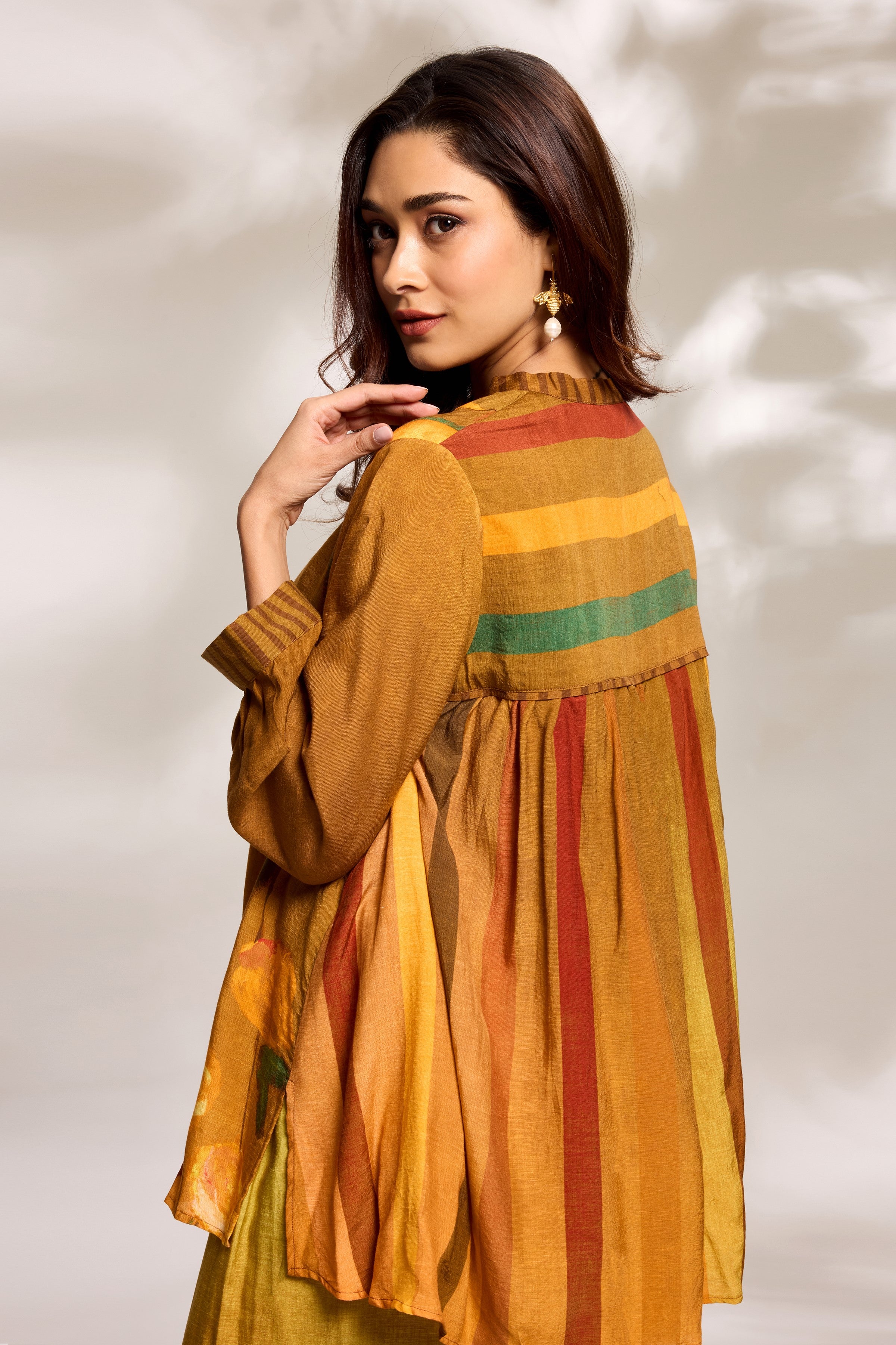 Mustard Printed Co-Ord Set