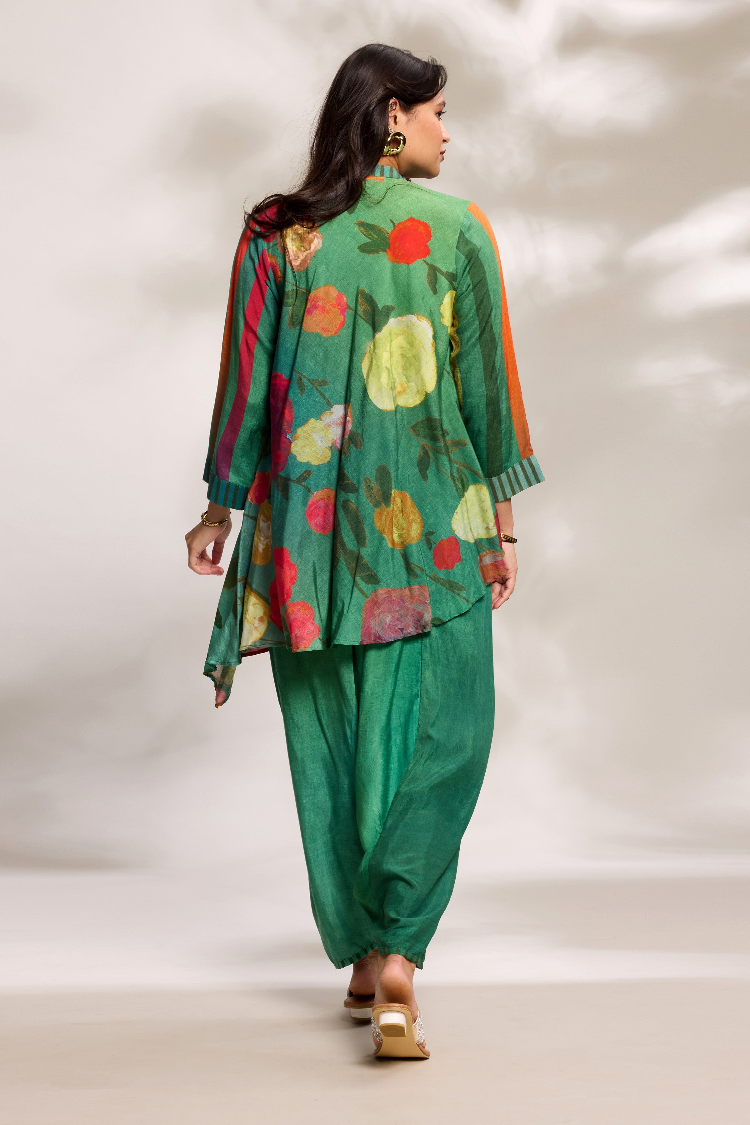 Green Digital Printed Co-Ord Set