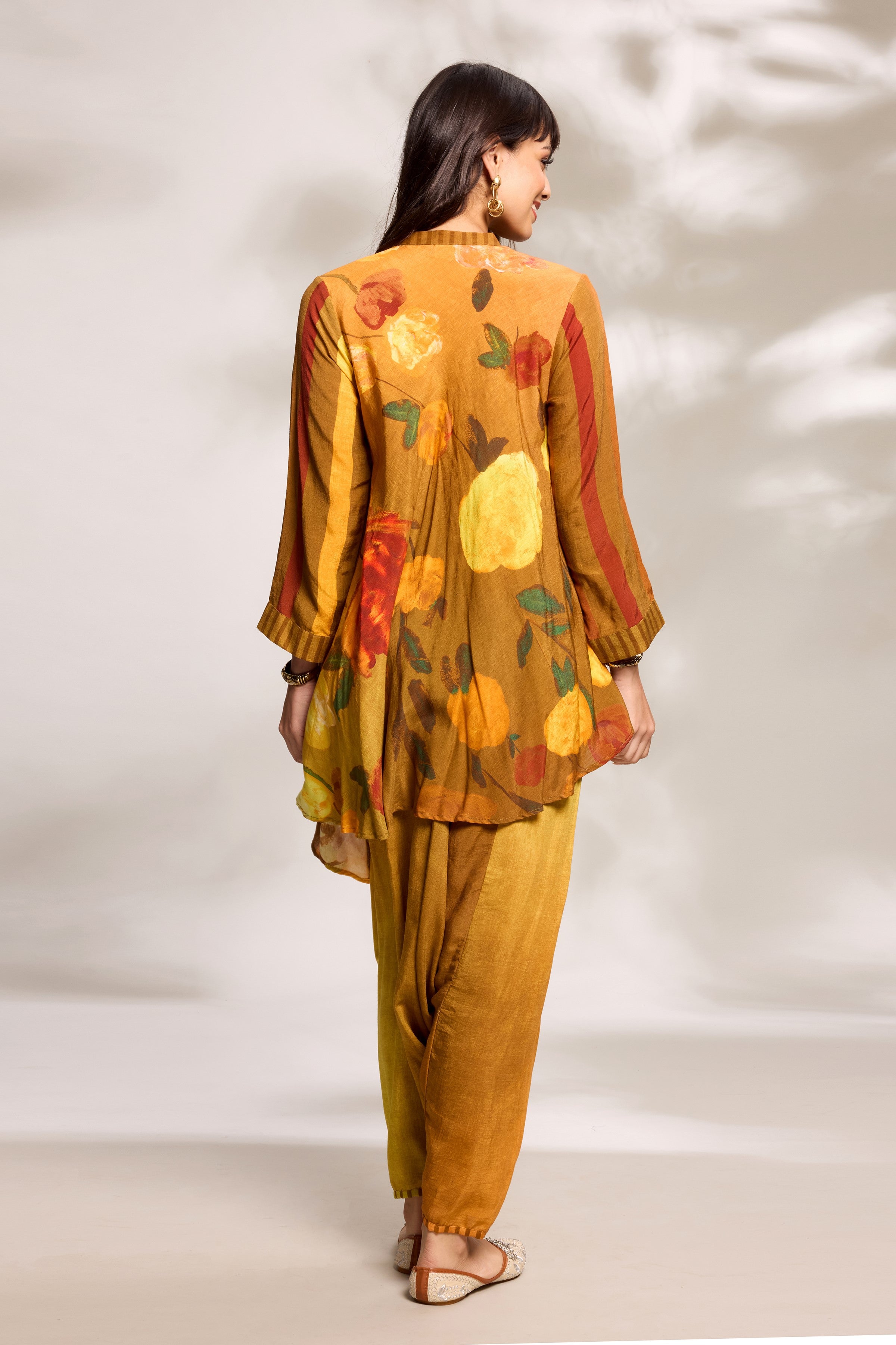 Mustard Digital Printed Co-Ord Set