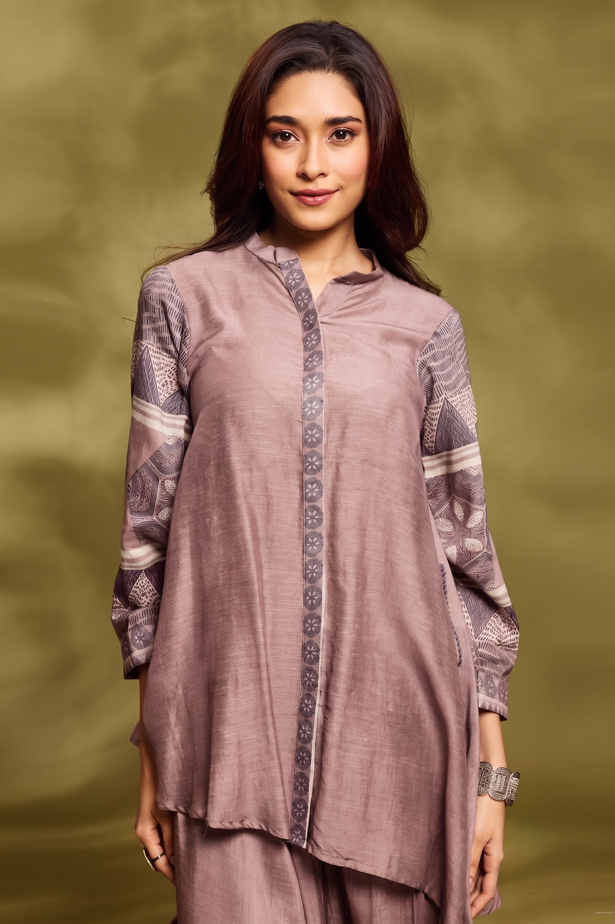 Blush Pink Bamboo Linen Co-Ord Set